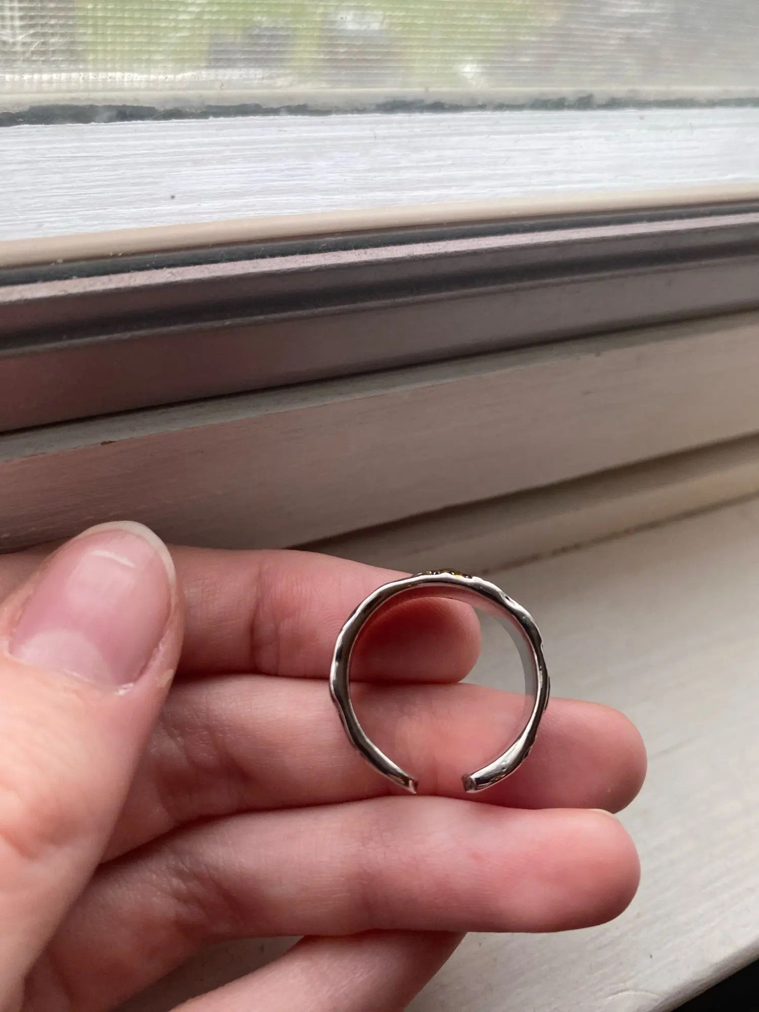 Vintage Resizable Retro Golden Sun Ring Size ONE SIZE - 4 Thumbnail