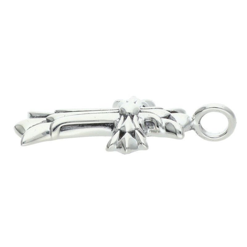 Chrome Hearts Chrome Hearts Double CH Cross Silver Necklace Size ONE SIZE - 5 Thumbnail