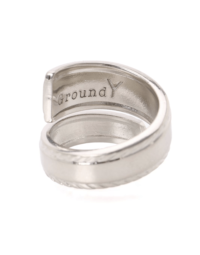 Yohji Yamamoto Yohji Yamamoto ALLOY RING STRAIGHT US 6.5 Size ONE SIZE - 2 Thumbnail