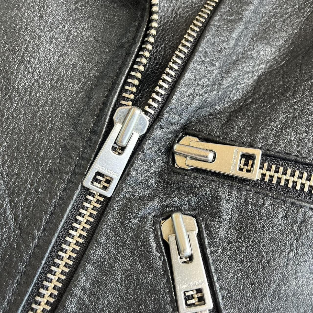 Zadig & Voltaire Zadig Voltaire Kawai Cuir Paint 100% Cow Leather Biker Size M / US 6-8 / IT 42-44 - 6 Thumbnail