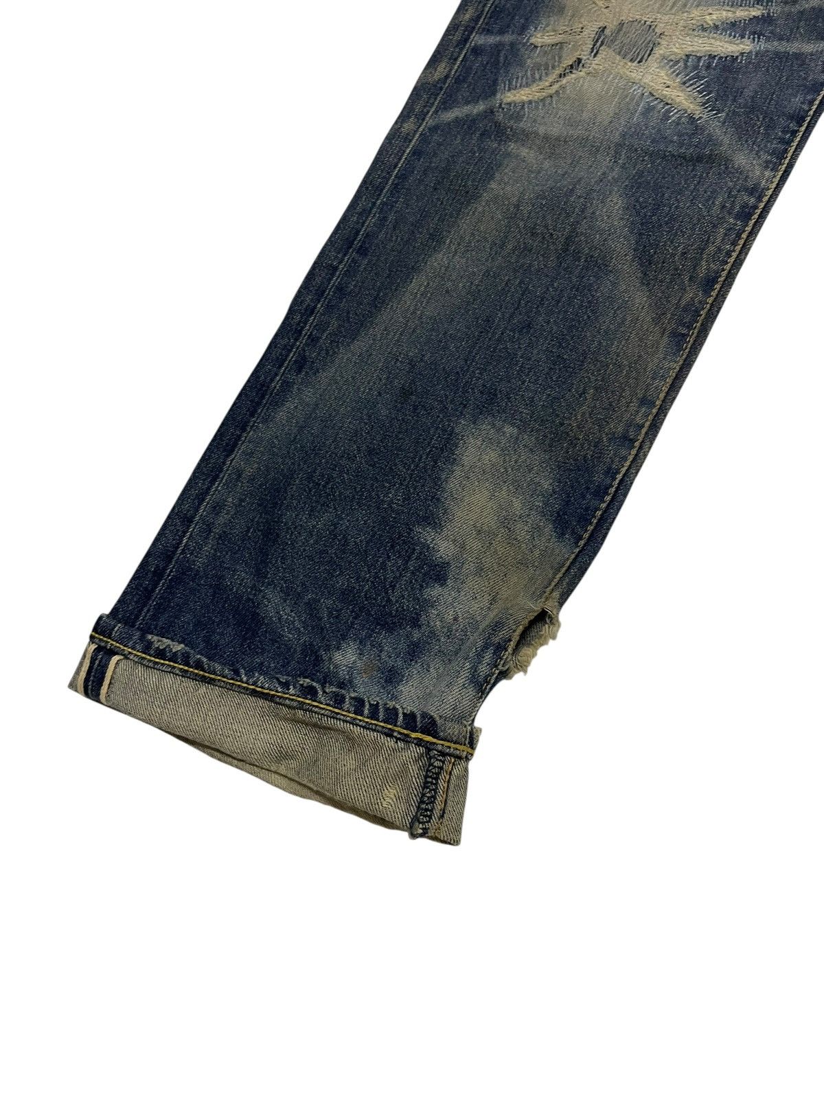 Designer × Fragment Design × Vanquish RARE Denim by Vanquish & Fragment Distressed Jeans Size US 32 / EU 48 - 10 Thumbnail