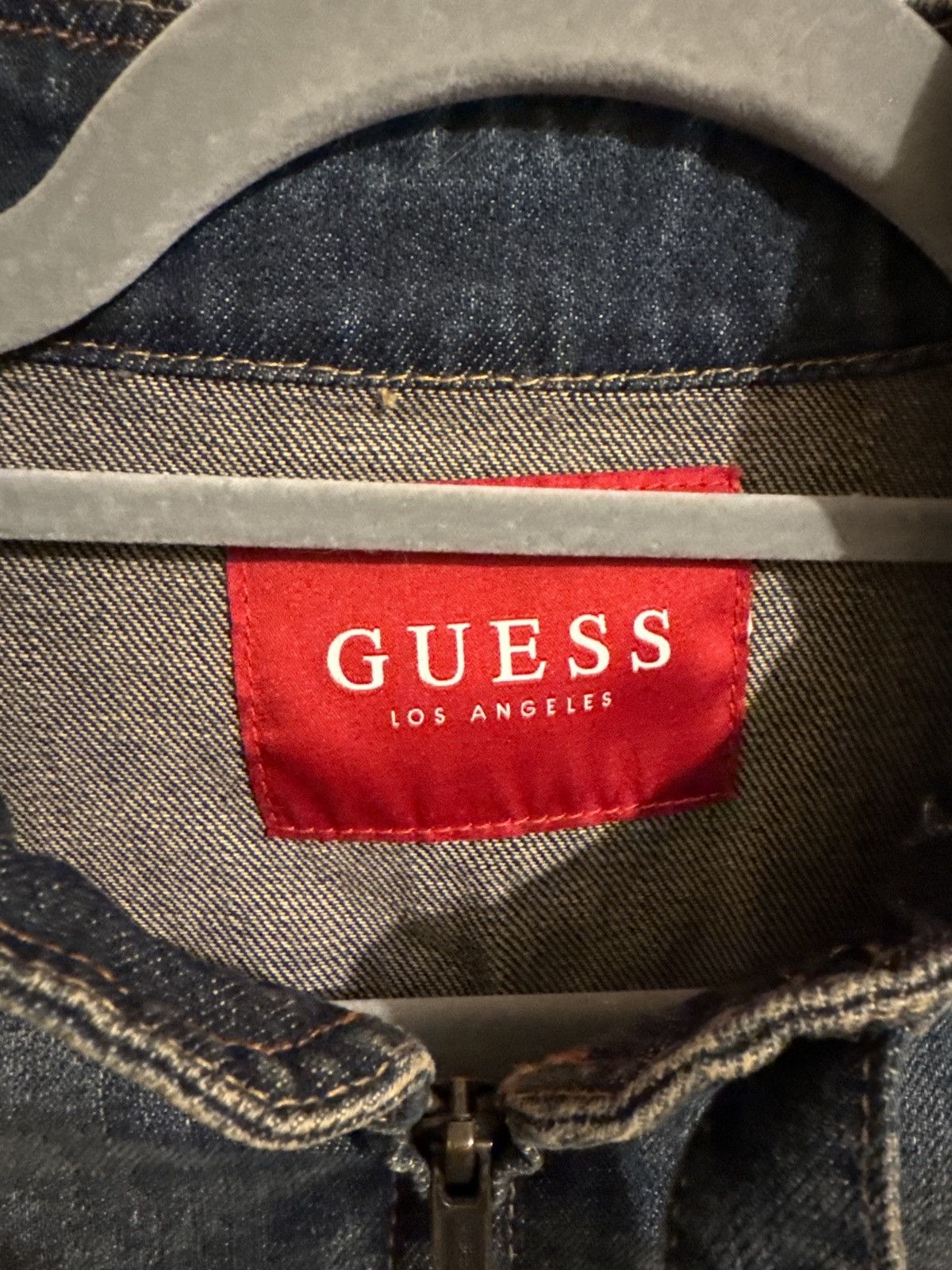Guess Guess Distressed Denim Jacket – Classic Moto Style Size US S / EU 44-46 / 1 - 5 Thumbnail