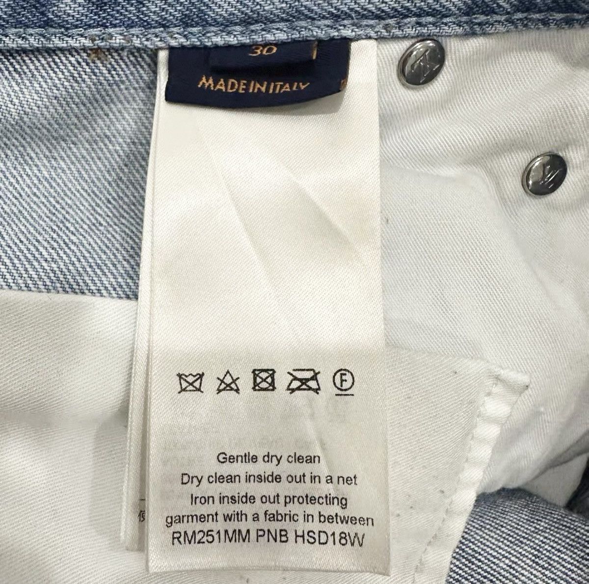 Louis Vuitton Louis Vuitton 30 Skate Denim Jeans Blue Monogram Size US 30 / EU 46 - 6 Thumbnail