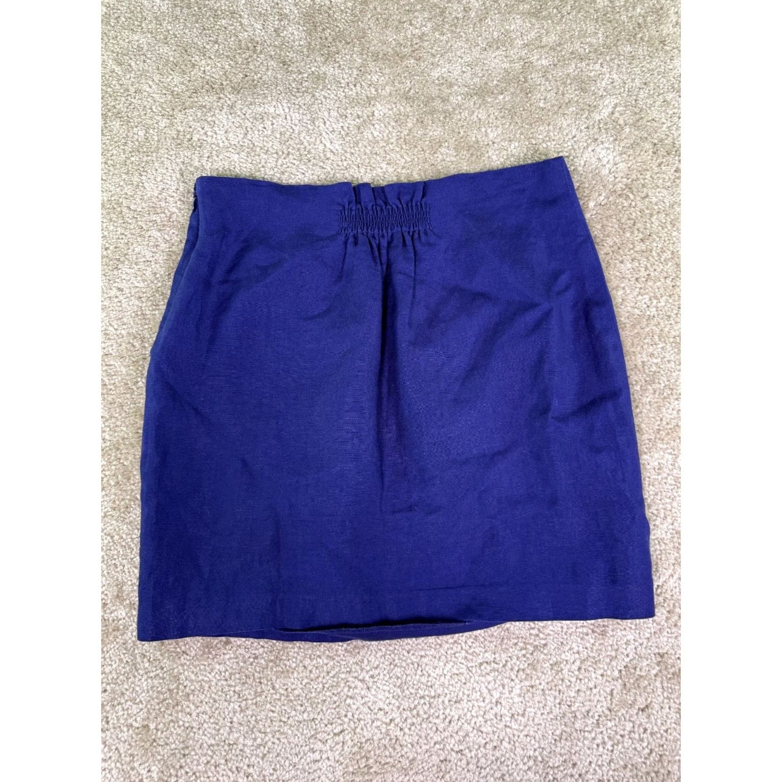 Forever 21 FOREVER 21 Essentials Womens Blue Mini Skirt Size M Zip Lined E837 Size 32" / US 10 / IT 46 - 2 Thumbnail