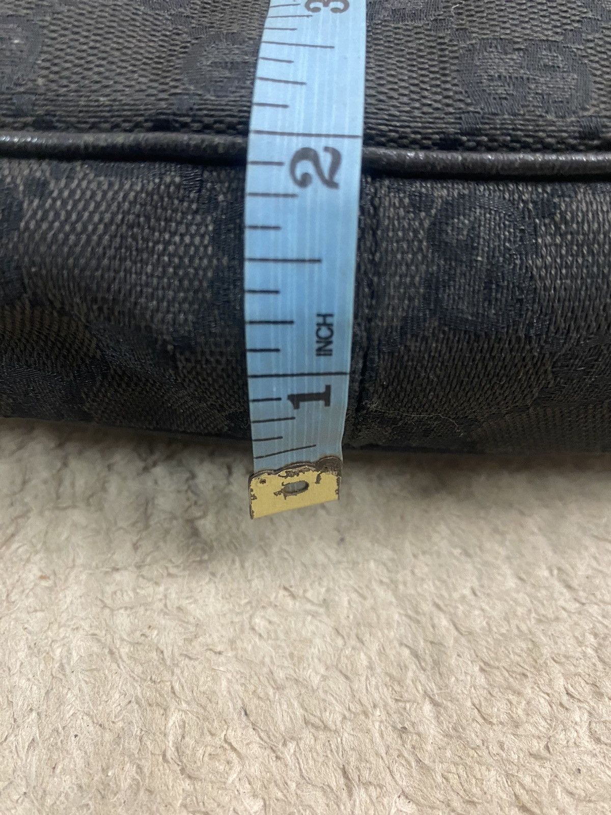 Gucci Vintage Black Monogram Gucci Crossbody Size ONE SIZE - 17 Thumbnail