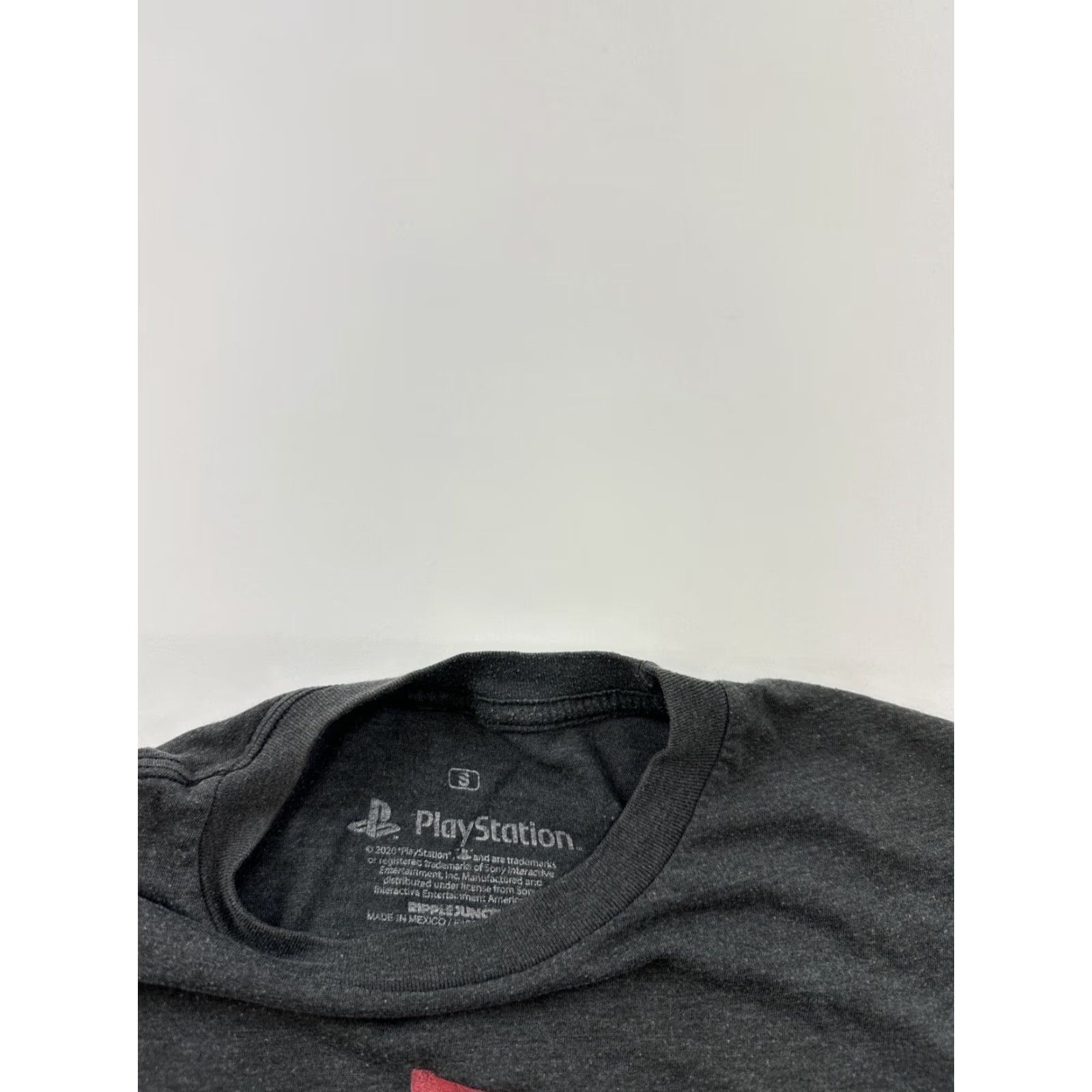 Ripple Junction PlayStation Shirt Mens Small Gray Sony PS1 Logo Crew Neck Pullover Size US S / EU 44-46 / 1 - 3 Thumbnail