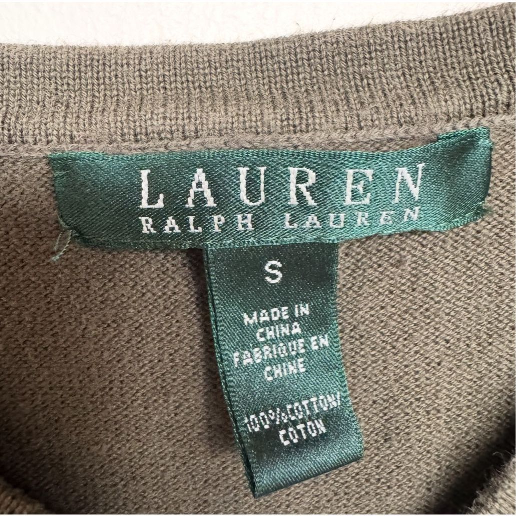 Lauren Ralph Lauren Lauren Ralph Lauren Green Button Front Top Size S Size S / US 4 / IT 40 - 5 Thumbnail