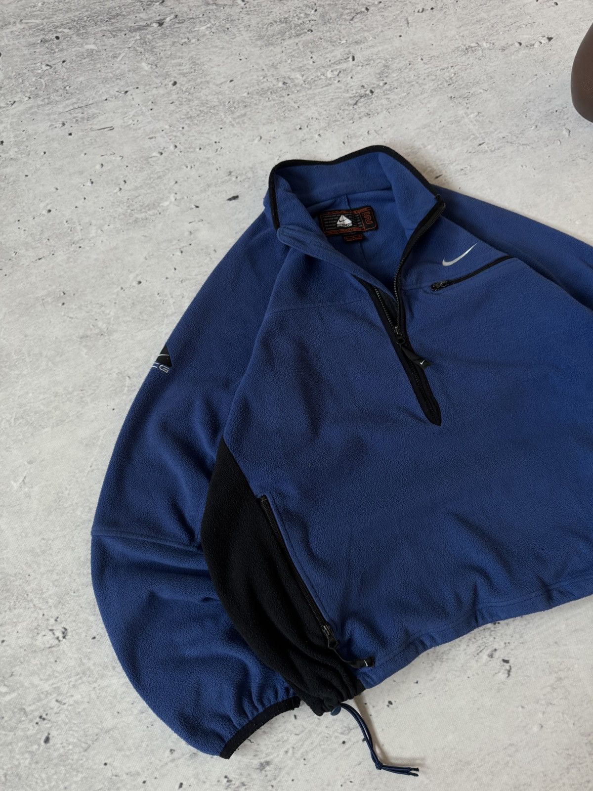 Nike × Nike ACG × Vintage NIKE ACG TEDDY FLEECE VINTAGE 00s y2k BAGGY ZIP HOODIE LOGO Size US L / EU 52-54 / 3 - 2 Thumbnail