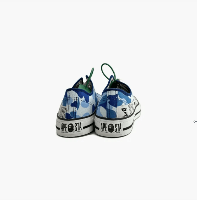 Bape A Bathing Ape ABC Camo Canvas Sneaker Blue Size US 8 / EU 41 - 5 Thumbnail
