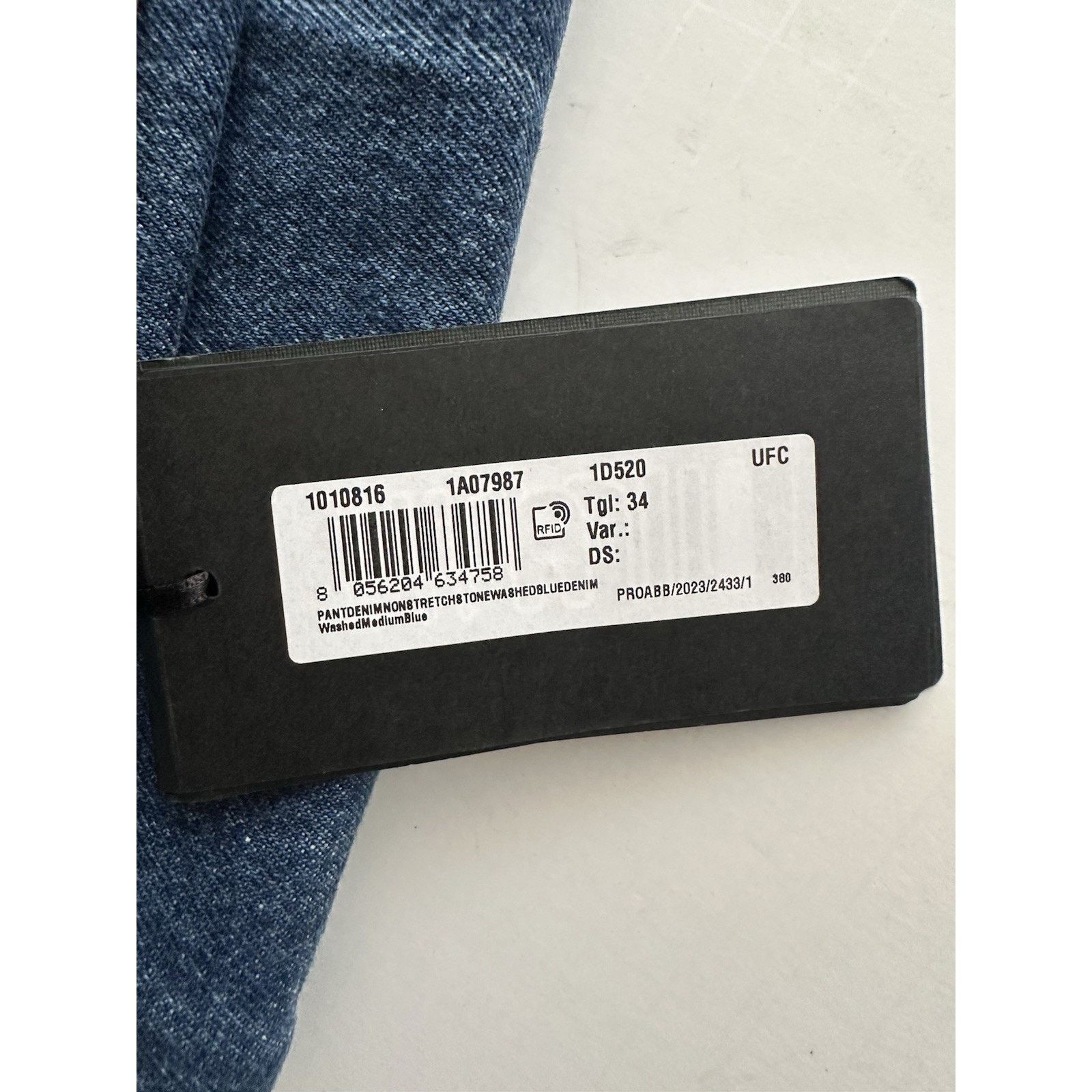 Versace Versace Men’s Denim Stone Washed Blue Jeans 34 US 1010816 Size US 34 / EU 50 - 17 Thumbnail