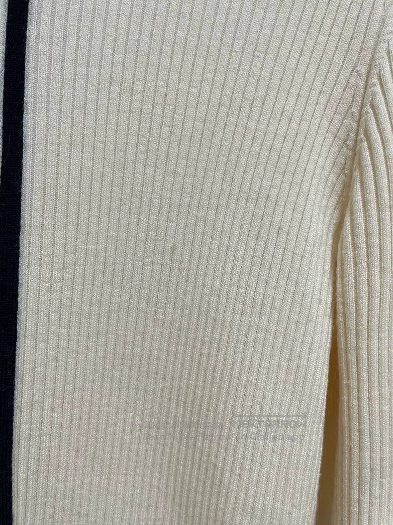 Chanel Chanel Ski series letter blue striped knitted pullover Size XS / US 0-2 / IT 36-38 - 4 Thumbnail