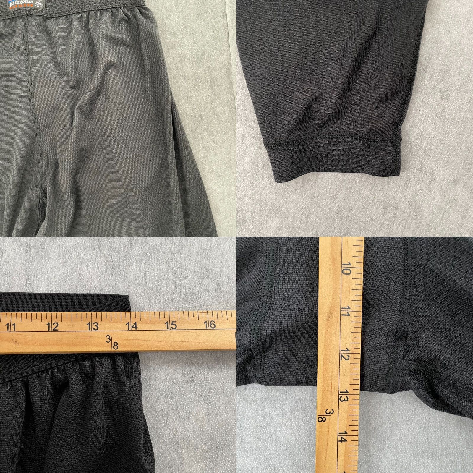 Patagonia VINTAGE Patagonia Pants 2XL Capilene Long Johns Base Layer USA Mens Black Size US 39 - 8 Thumbnail