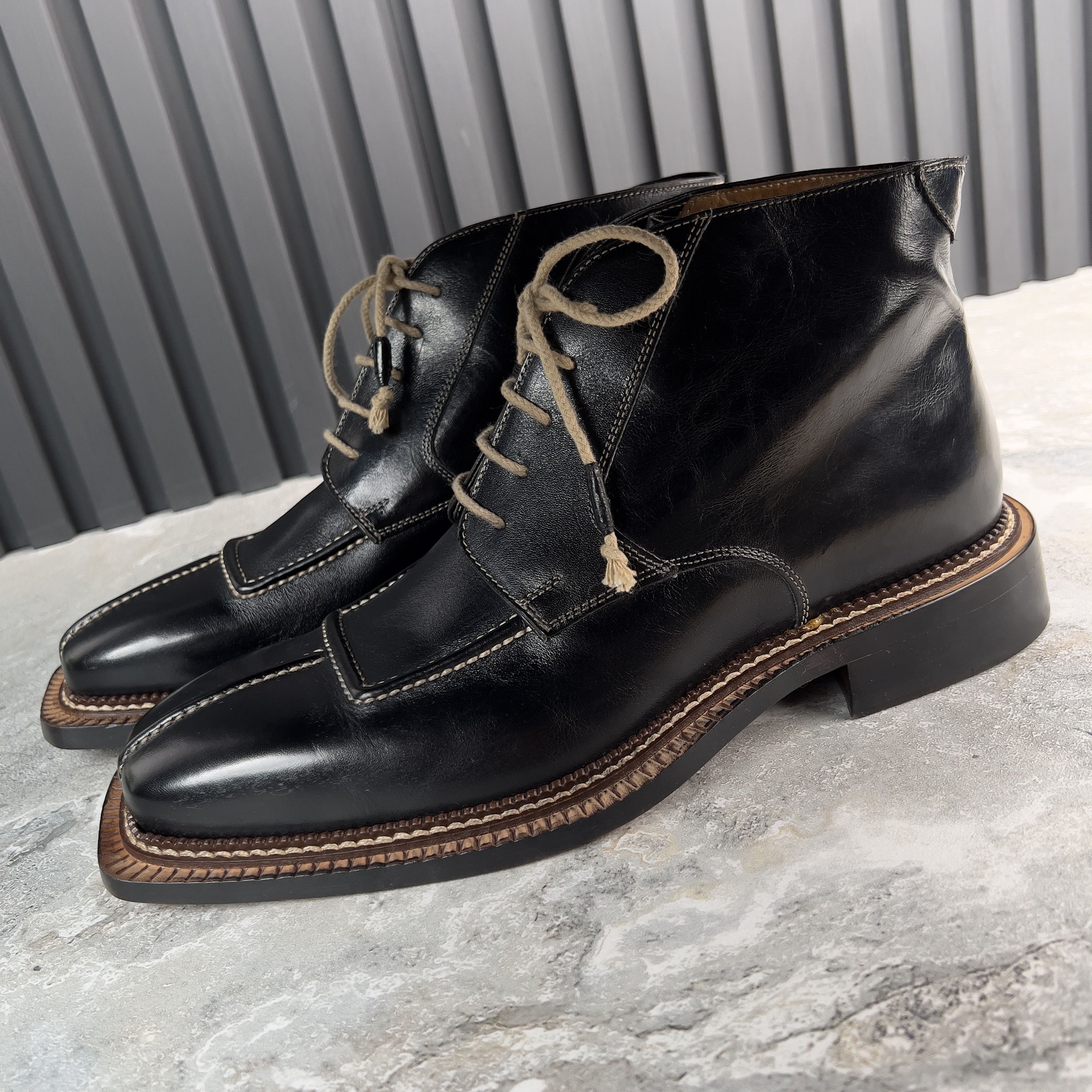 Berluti Stefano Branchini Calzoleria Handmade Norvegese Split Boot Size US 8.5 / EU 41-42 - 1 Thumbnail