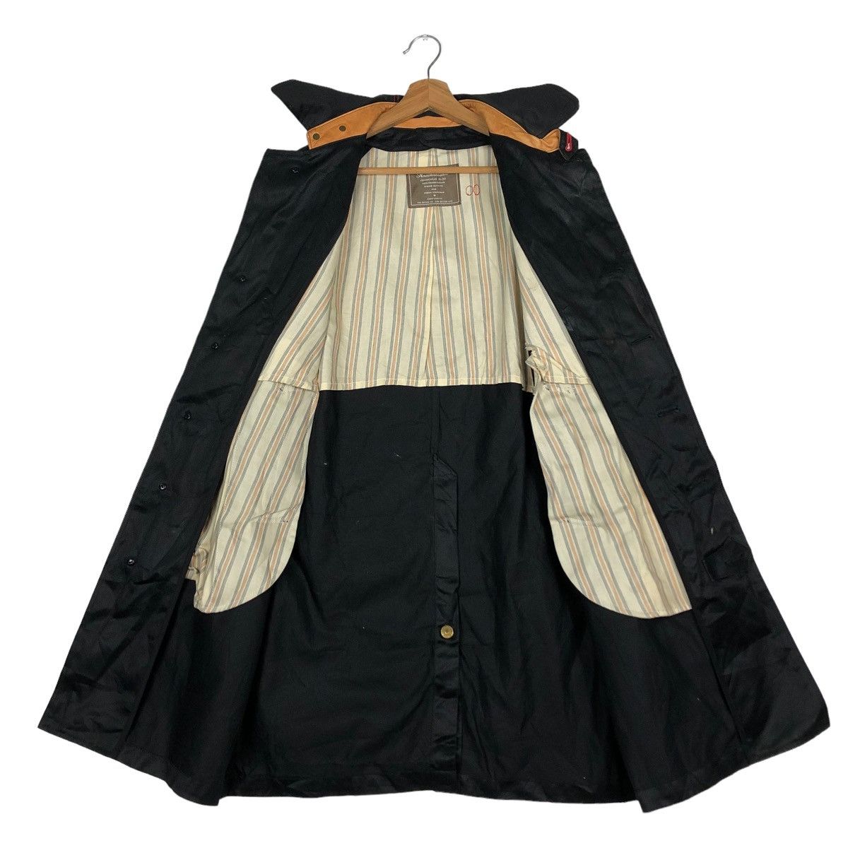 ANACHRONORM 🔥LONG JACKET FLY STRIPED LINING RICH BLACK ANACHRONORM Size US M / EU 48-50 / 2 - 13 Thumbnail