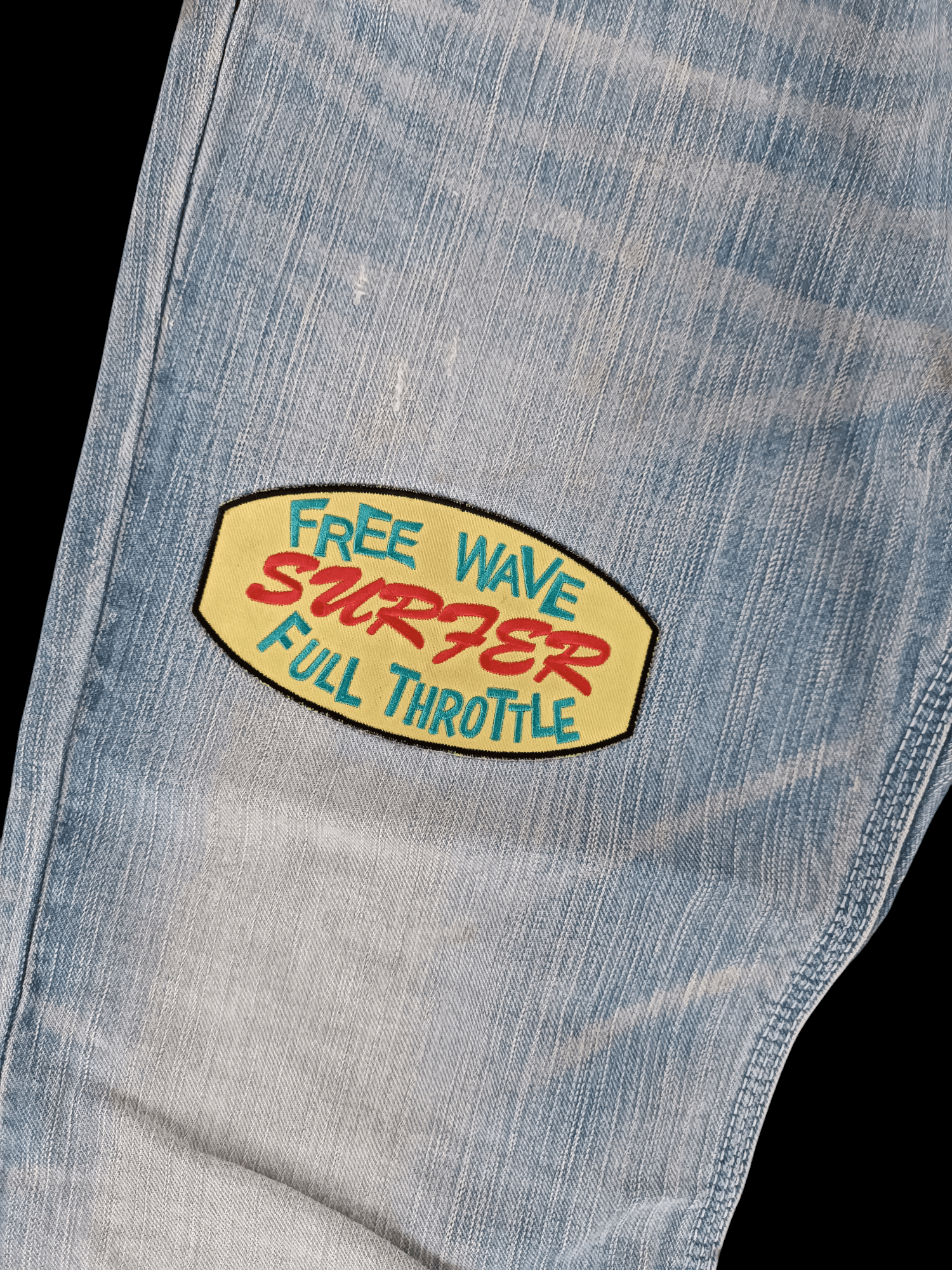 Edwin FLARE EDWIN XVS WHISKERS FADED & RUSTY BUCKLE BACK DENIM Size US 31 - 5 Thumbnail