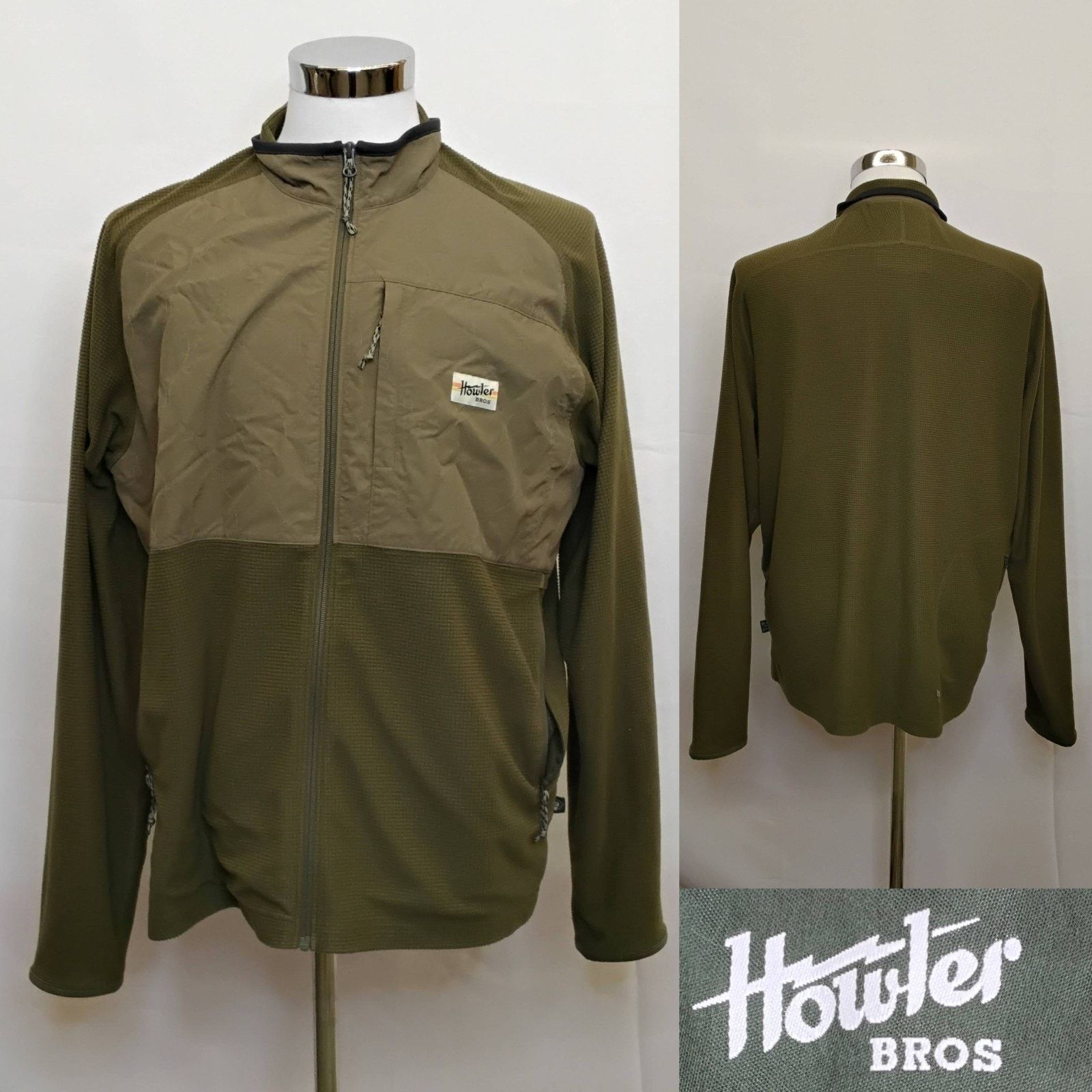 Howler Brothers Howler Bros Lightweight Jacket Men's XL Green Fleece Size US XL / EU 56 / 4 - 1 Thumbnail