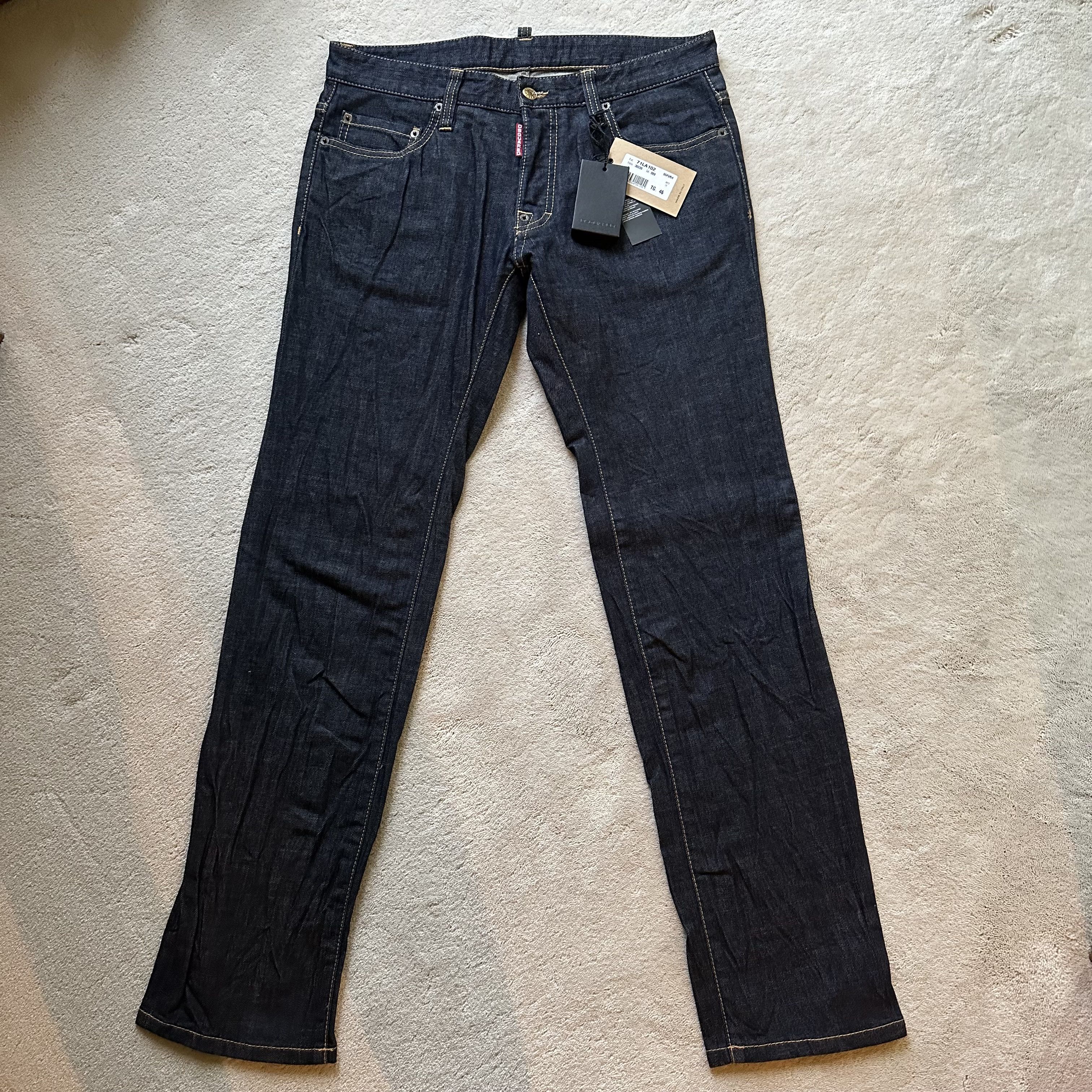 Dsquared2 DSQUARED2 Dark Rinse Wash SLIM JEANS Size 46 EUR | 30 US Size US 30 / EU 46 - 2 Thumbnail