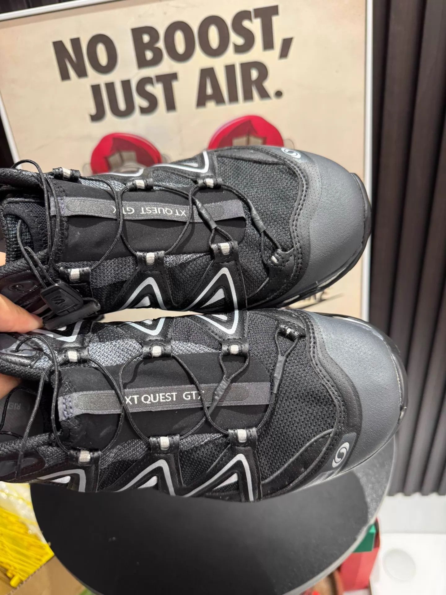 Salomon Salomon XT-Quest GTX Hiking 42.5 Black Ebony/Silver 474294 Size US 9.5 / EU 42-43 - 7 Thumbnail