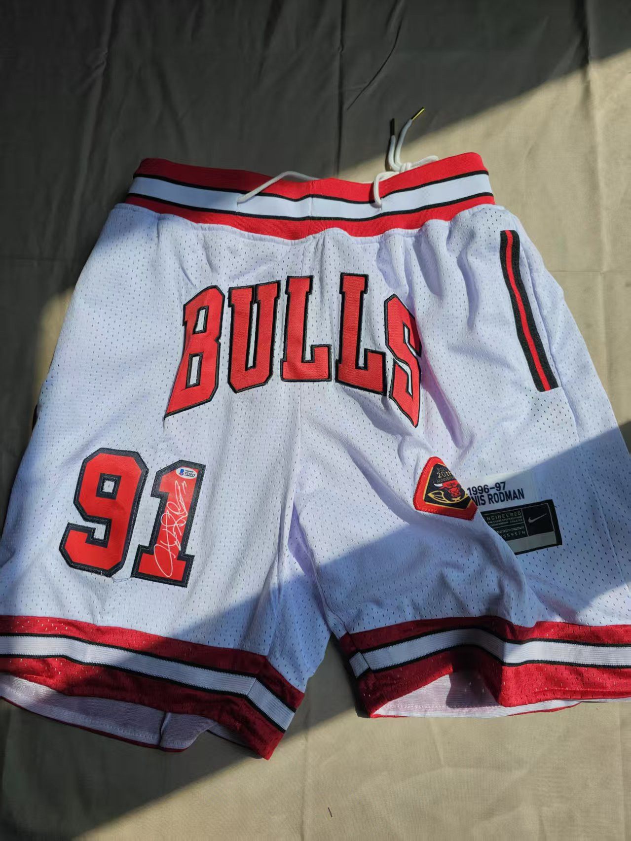 NBA Chicago Bulls Short Pocket Dennis Rodman Short XXL Size US 38 / EU 54 - 1 Thumbnail