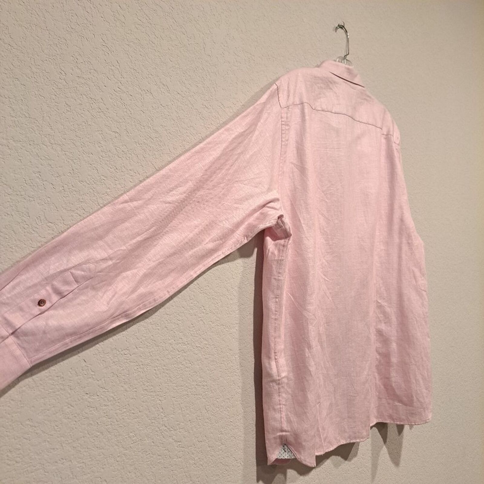 Ted Baker Ted Baker London linen cotton blend pale pink shirt size 6 Size M / US 6-8 / IT 42-44 - 11 Thumbnail