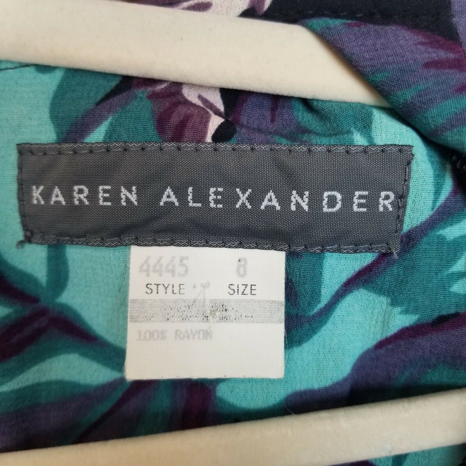 Vintage Vintage Karen Alexander Womens Floral Jumpsuit Sz 8 Tropical Size 30" / US 8 / IT 44 - 9 Thumbnail