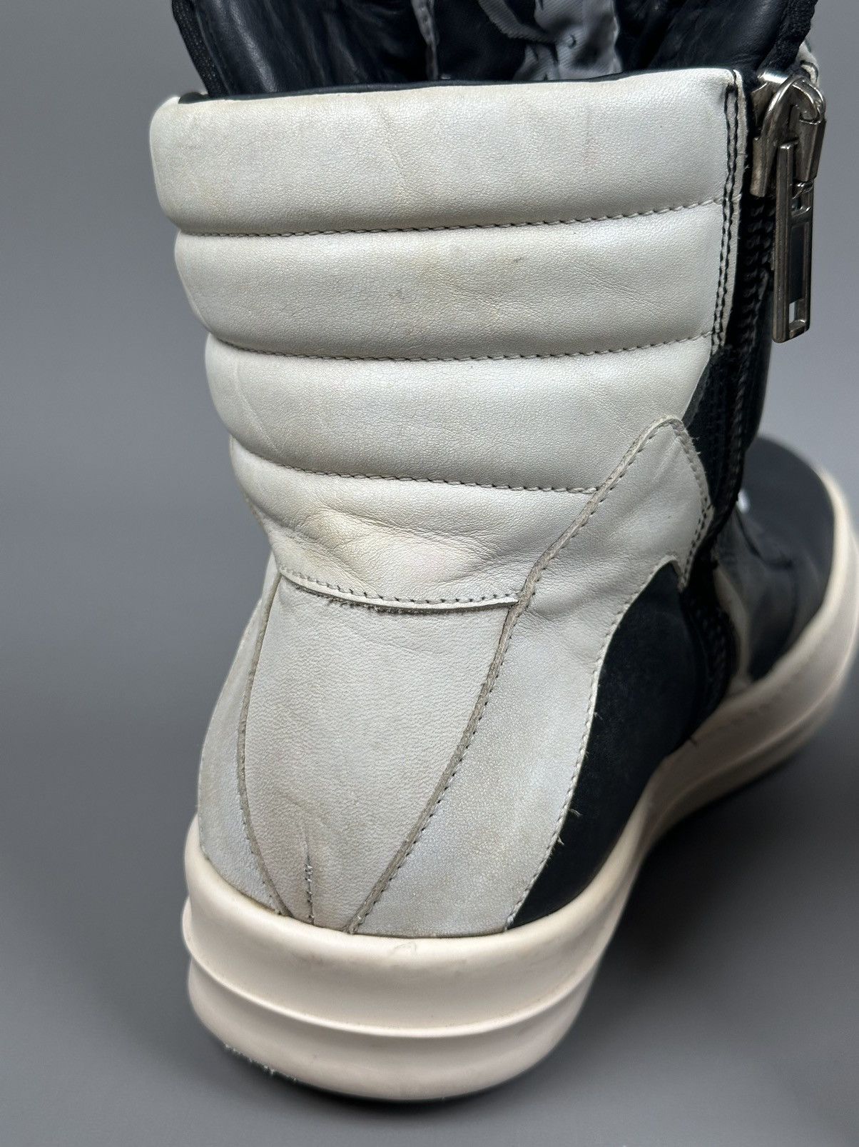 Rick Owens Rick Owens - Geo Basket High Tongue Side Zipped Size US 8 / EU 41 - 8 Thumbnail