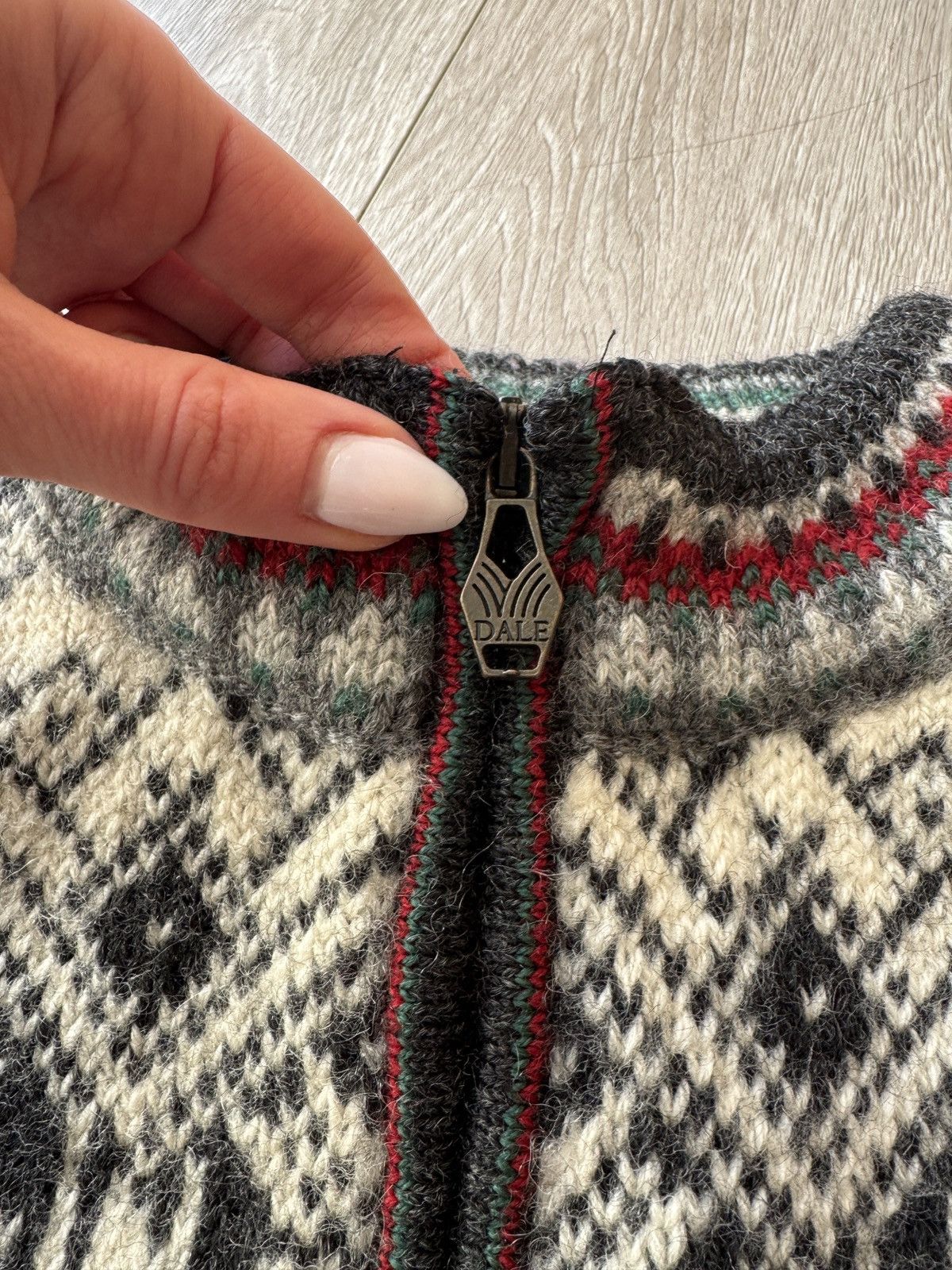 Dale Of Norway Dale Of Norway Wool Fair Isle Nordic Knit 1/4 Zip Sweater Size US S / EU 44-46 / 1 - 2 Thumbnail