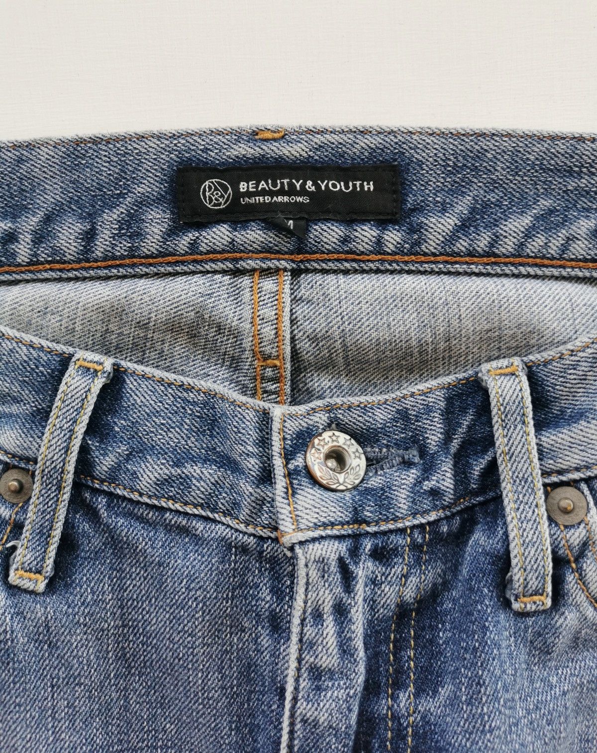 BEAUTY&YOUTH Beauty & Youth Japan Distressed Denim Jeans Size US 31 - 4 Thumbnail