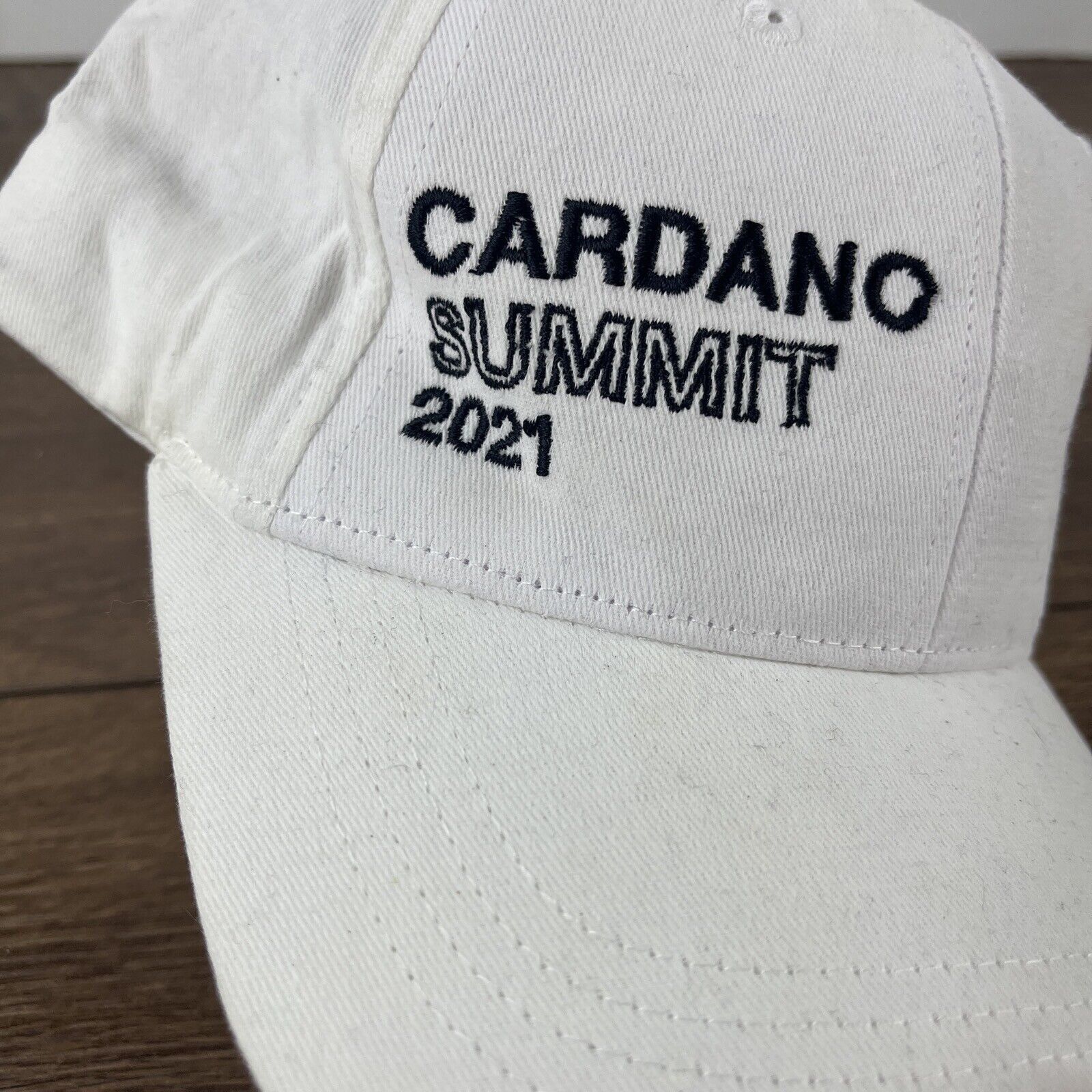 Other Cardano Summit 2021 Hat Cardano White Hat Adjustable Adult S Size ONE SIZE - 6 Thumbnail