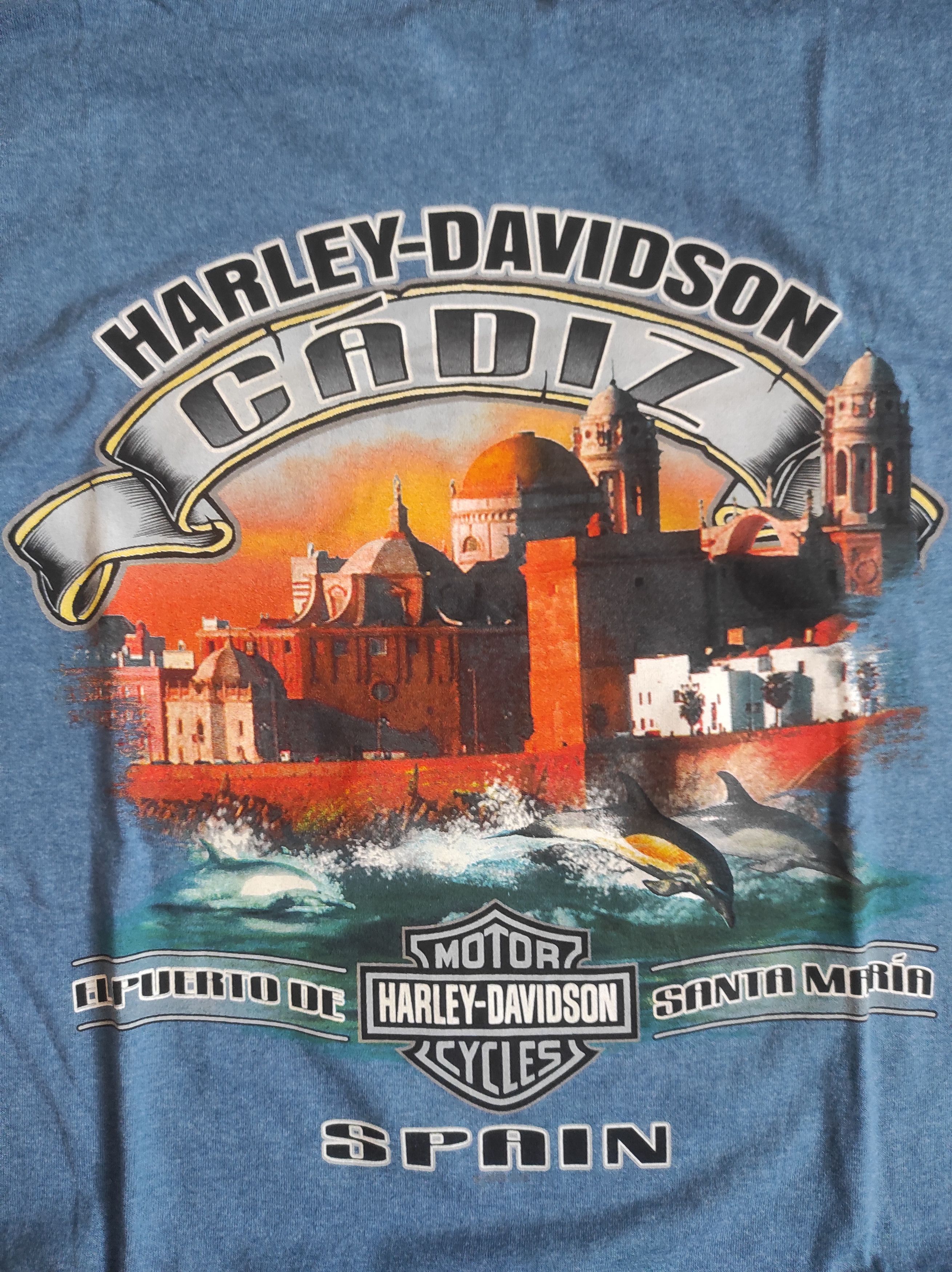 Harley Davidson harley davidson cadiz spain 2015 tshirt Size US M / EU 48-50 / 2 - 3 Thumbnail
