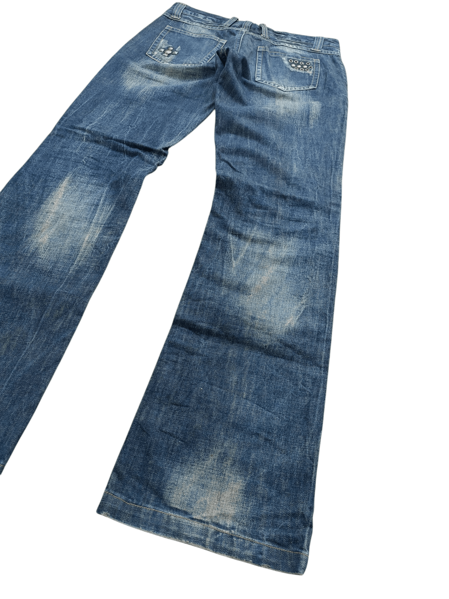Japanese Brand FLARED💥JAPANESE BRAND LAV CLAW MARK STUD DENIM Size US 32 / EU 48 - 15 Thumbnail