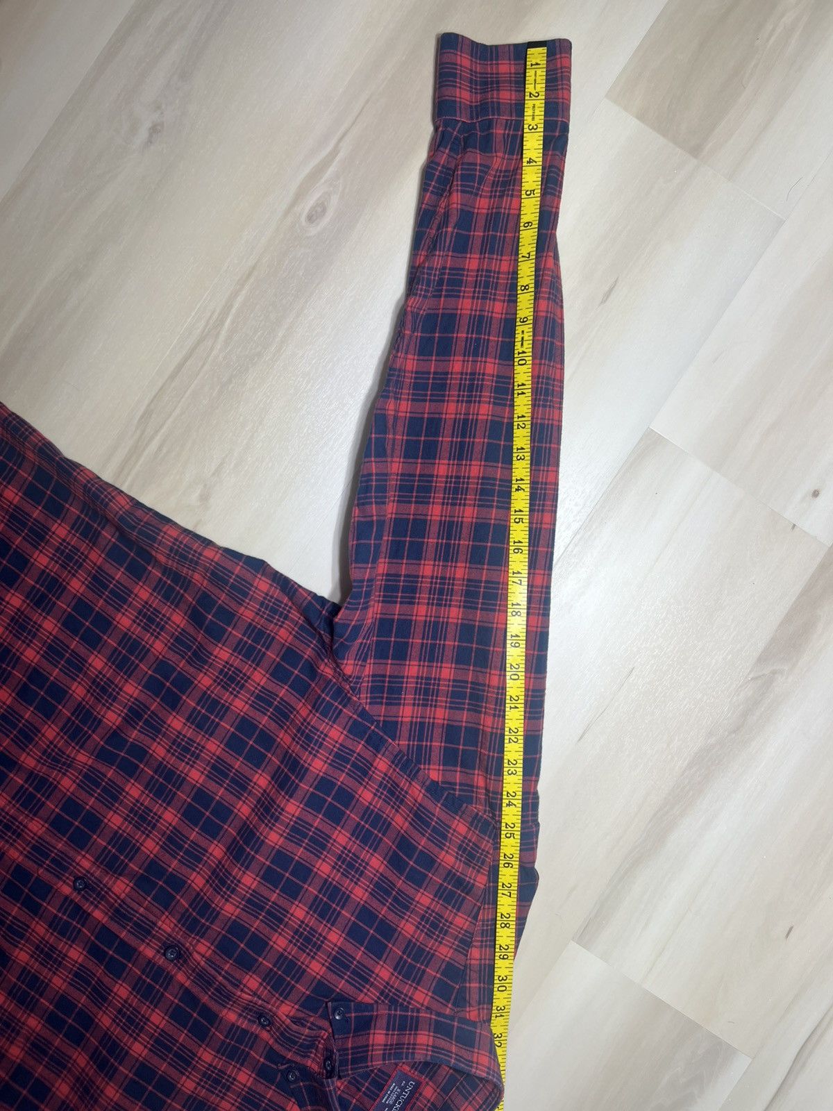UNTUCKit UNTUCKit Shirt Mens XL Red Plaid Wrinkle Free Lumberjack Size US XL / EU 56 / 4 - 7 Thumbnail