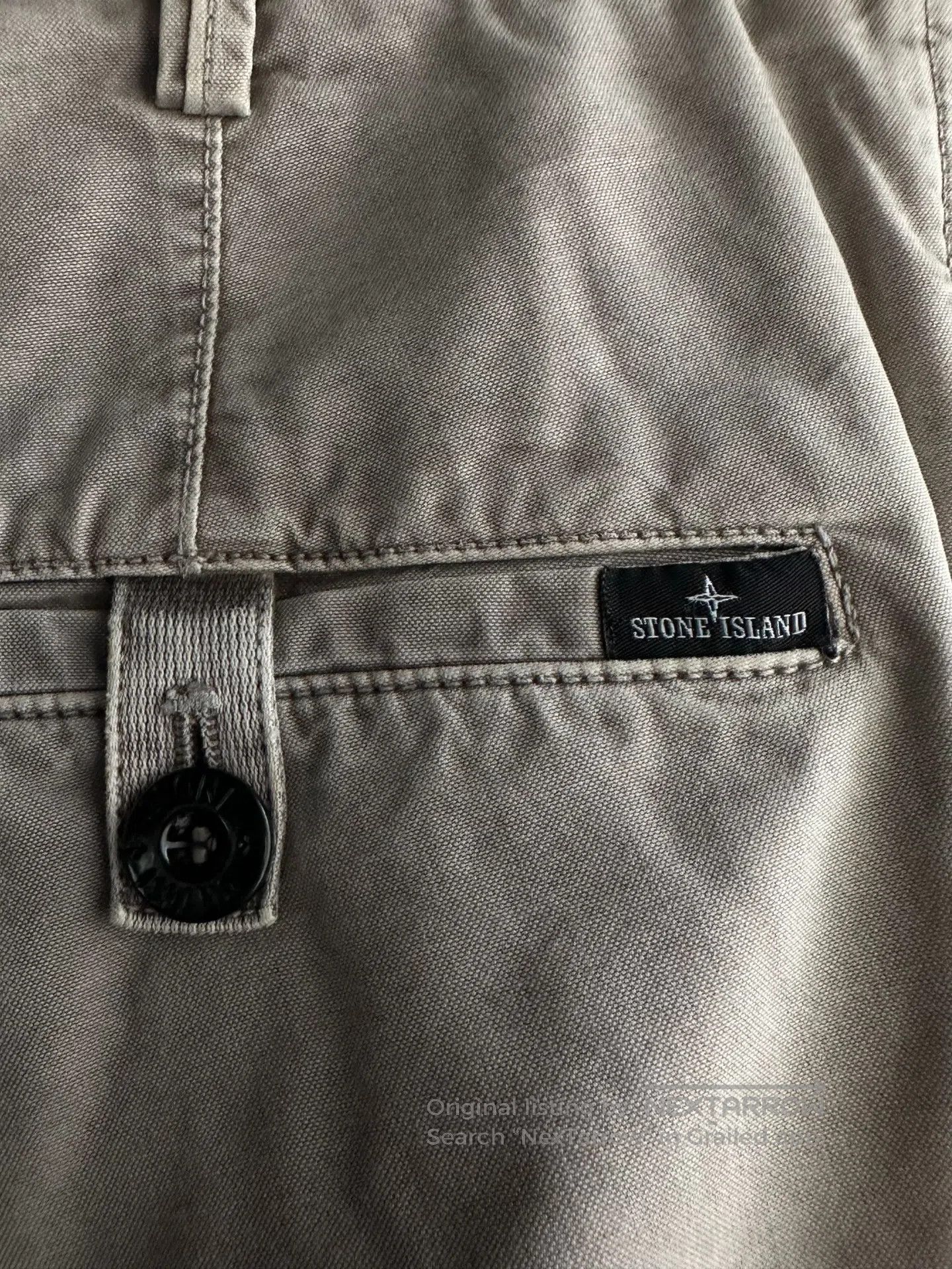 Stone Island STONE ISLAND 00s Cement Gray Old-Style Pants| Size US 30 / EU 46 - 3 Thumbnail