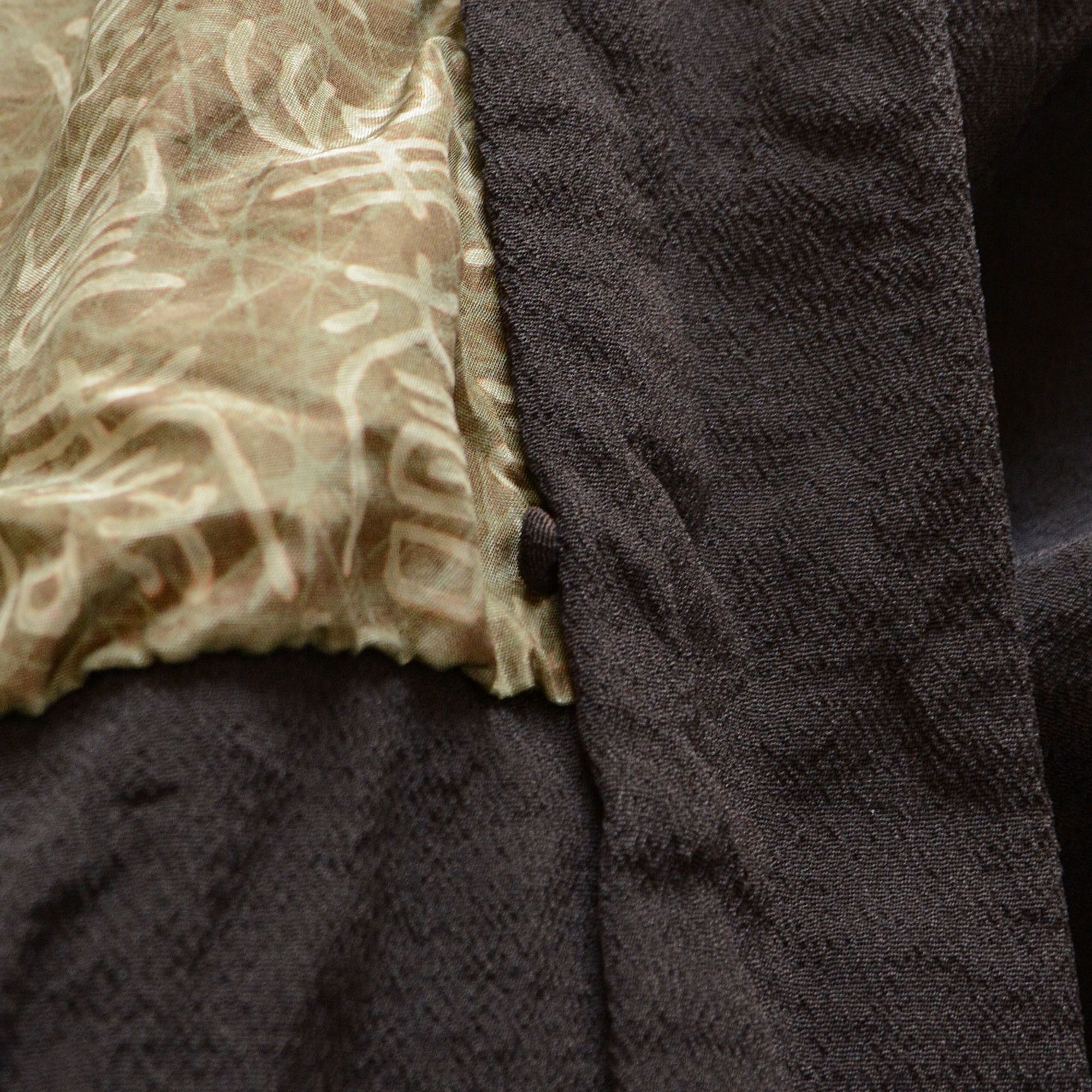 Japanese Brand × Vintage Haori Kimono Japanese Vintage Jacket Chirimen Fabric Size US M / EU 48-50 / 2 - 9 Thumbnail