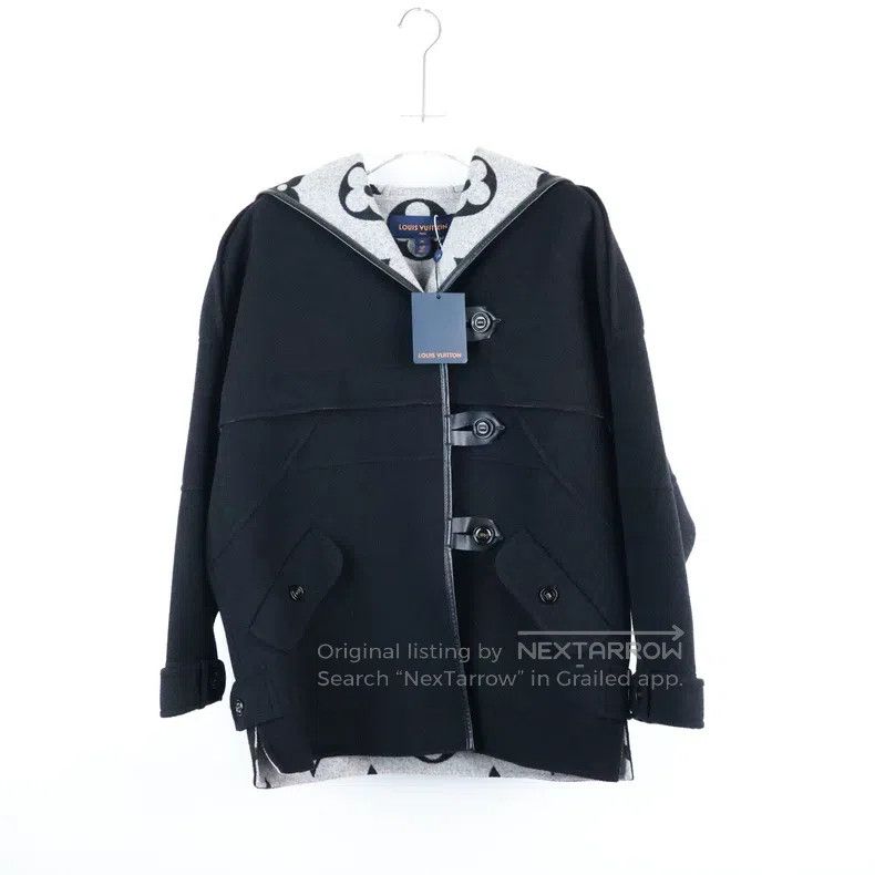 Louis Vuitton Louis Vuitton Black lining presbyopic big logo wool patchw Size XS / US 0-2 / IT 36-38 - 1 Thumbnail