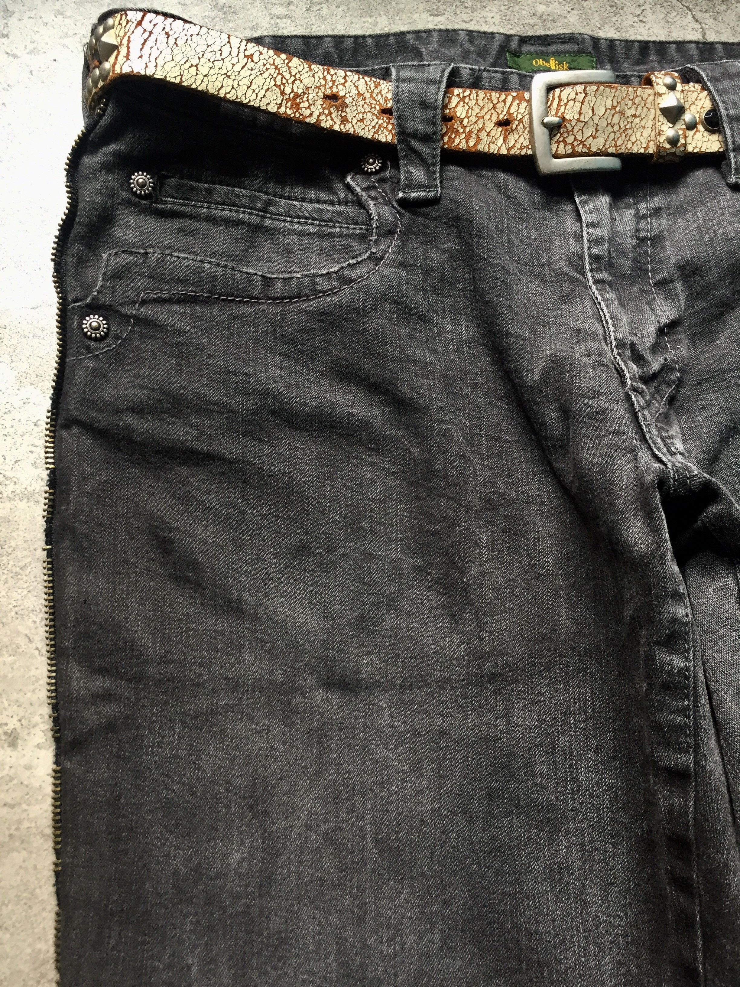 Obelisk Obelisk Faded Full Zip Boot Cut Flare Size 33-34 Size US 34 / EU 50 - 2 Thumbnail