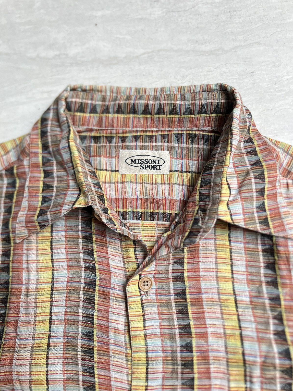 Missoni MISSONI SPORT Signature Motive Shirt Size 54L - 5 Thumbnail