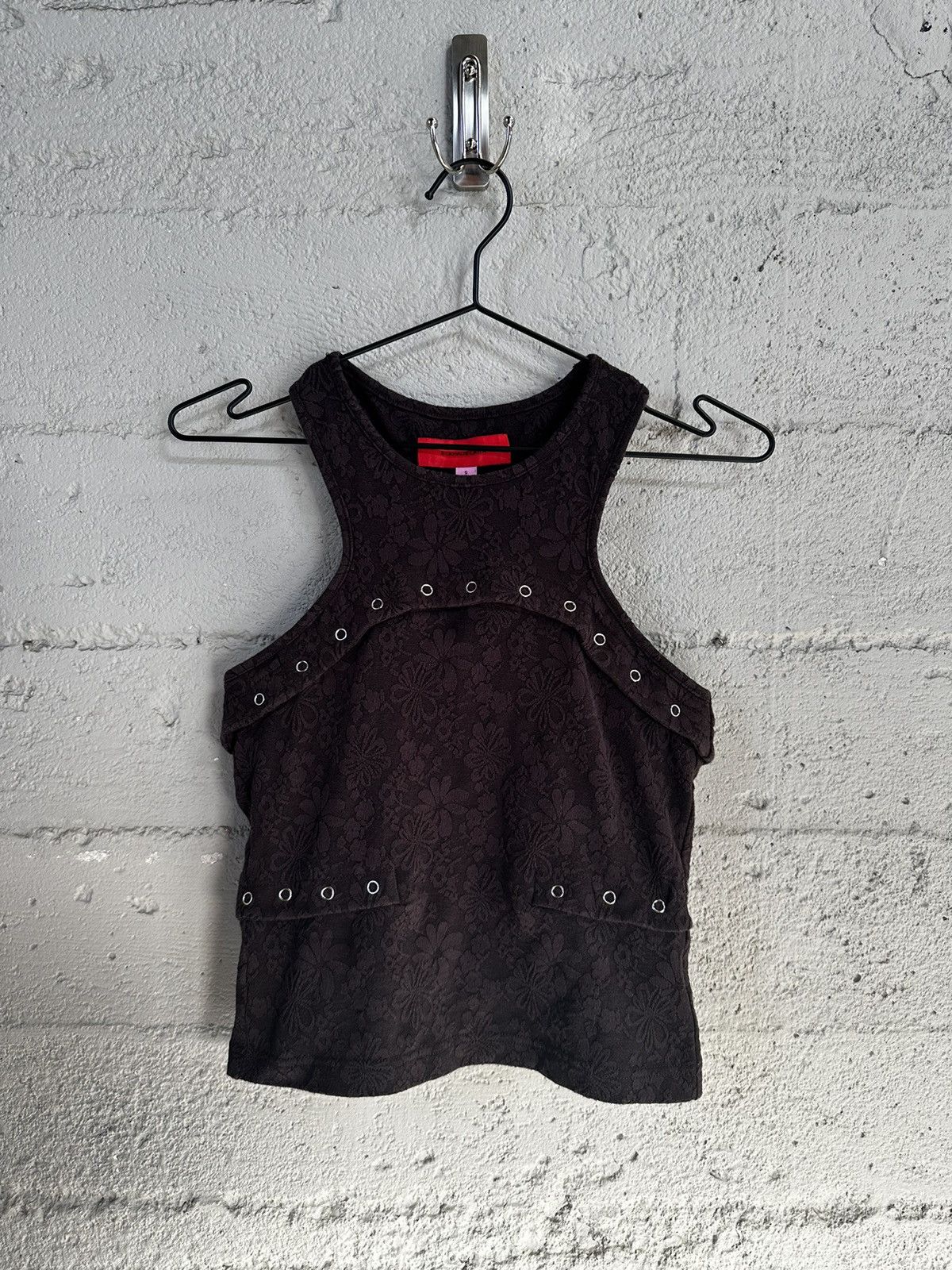 Eckhaus Latta Eckhaus Latta brown undone tank top Size S / US 4 / IT 40 - 1 Thumbnail