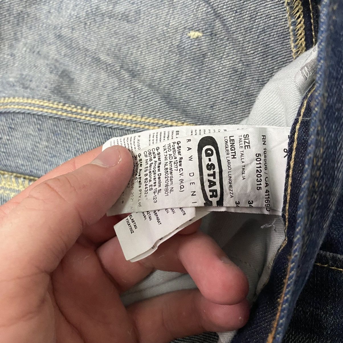G-Star Vintage G-Star Raw Metall Logo y2k bananas denim jeans Size US 34 / EU 50 - 10 Thumbnail
