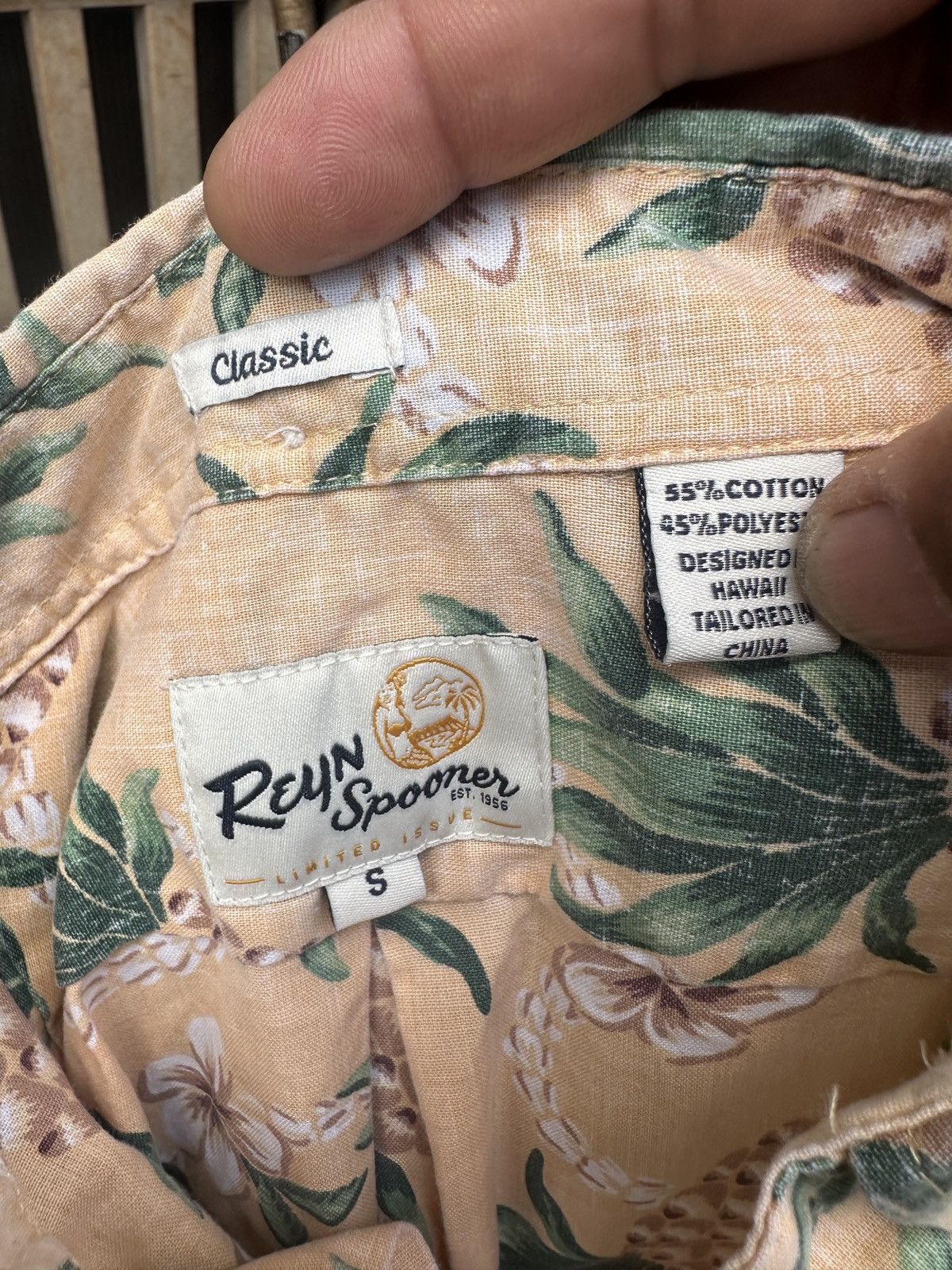 Reyn Spooner Reyn Spooner Classic Hawaiian Pineapple 3/4 Button Men's S Size US L / EU 52-54 / 3 - 4 Thumbnail