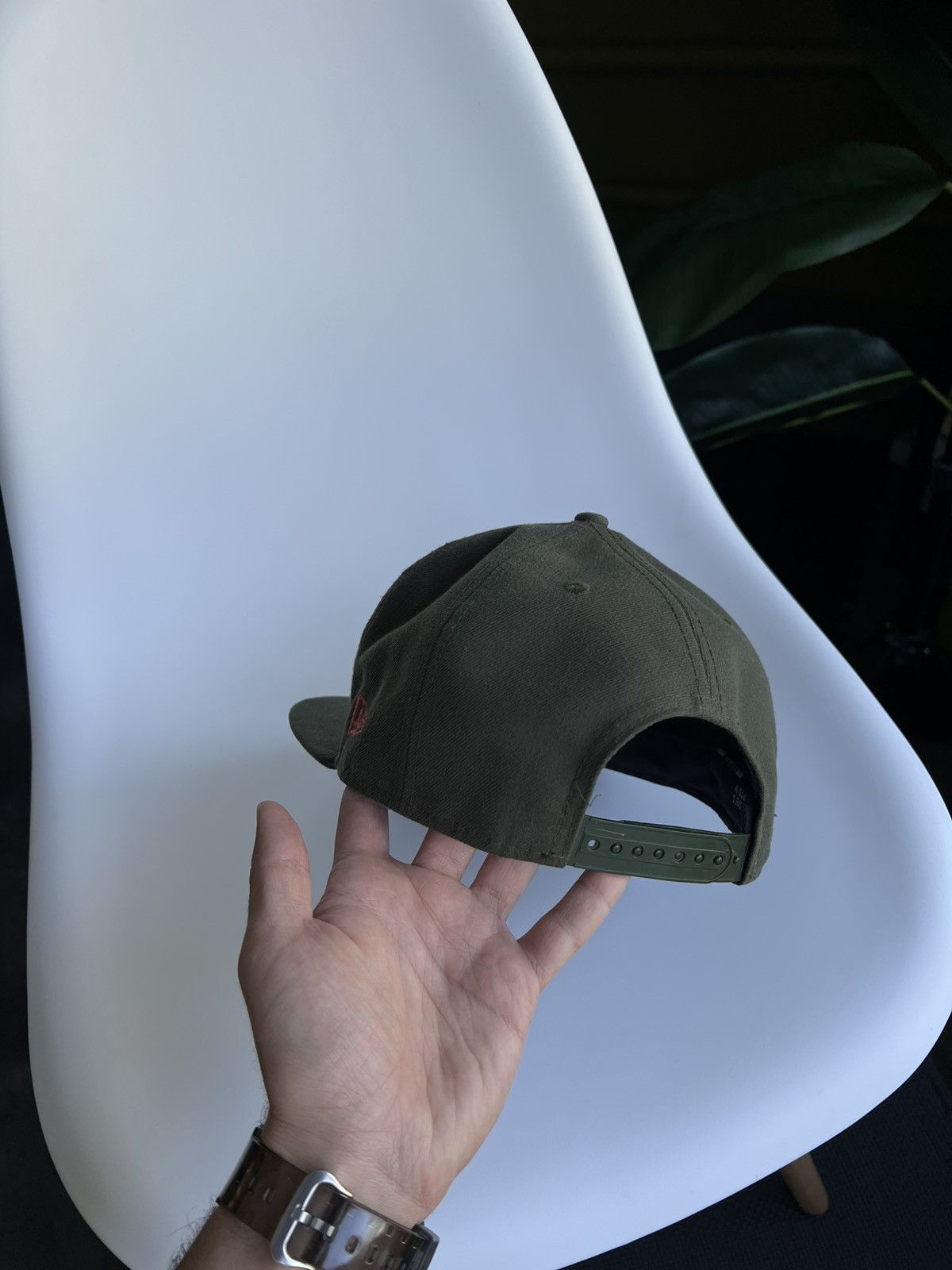 New Era × Oakley Oakley x New Era 9Fifty Snapback Hat Khaki Red 3D Logo Size ONE SIZE - 12 Thumbnail