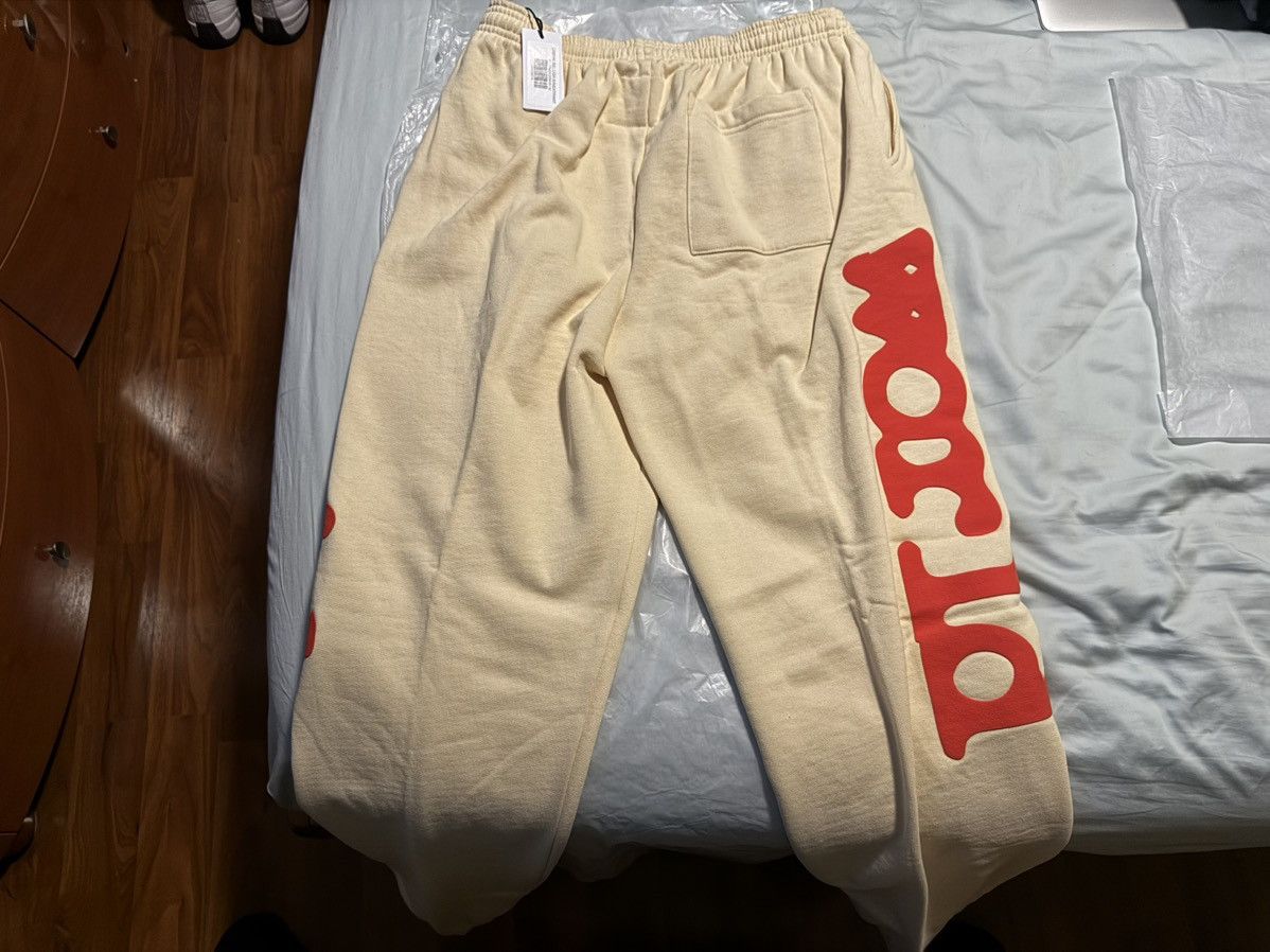 Sp5der Sp5der Beluga Cream Sweatpants Size Medium Size US 32 / EU 48 - 2 Thumbnail