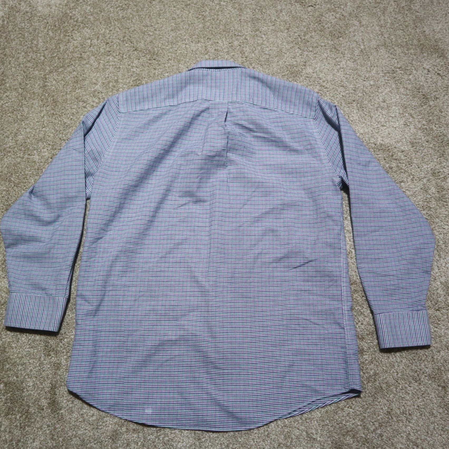 Stafford Stafford Shirt Long Sleeve Mens 15.5 Multicolor Button-Down 32-33 Casual Check 1990s Size US L / EU 52-54 / 3 - 8 Thumbnail