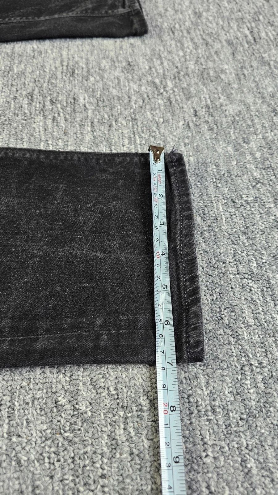 Tommy Hilfiger Tommy Hilfiger Denton Stretch Straight Jeans W32 Faded Black Size US 32 / EU 48 - 10 Thumbnail