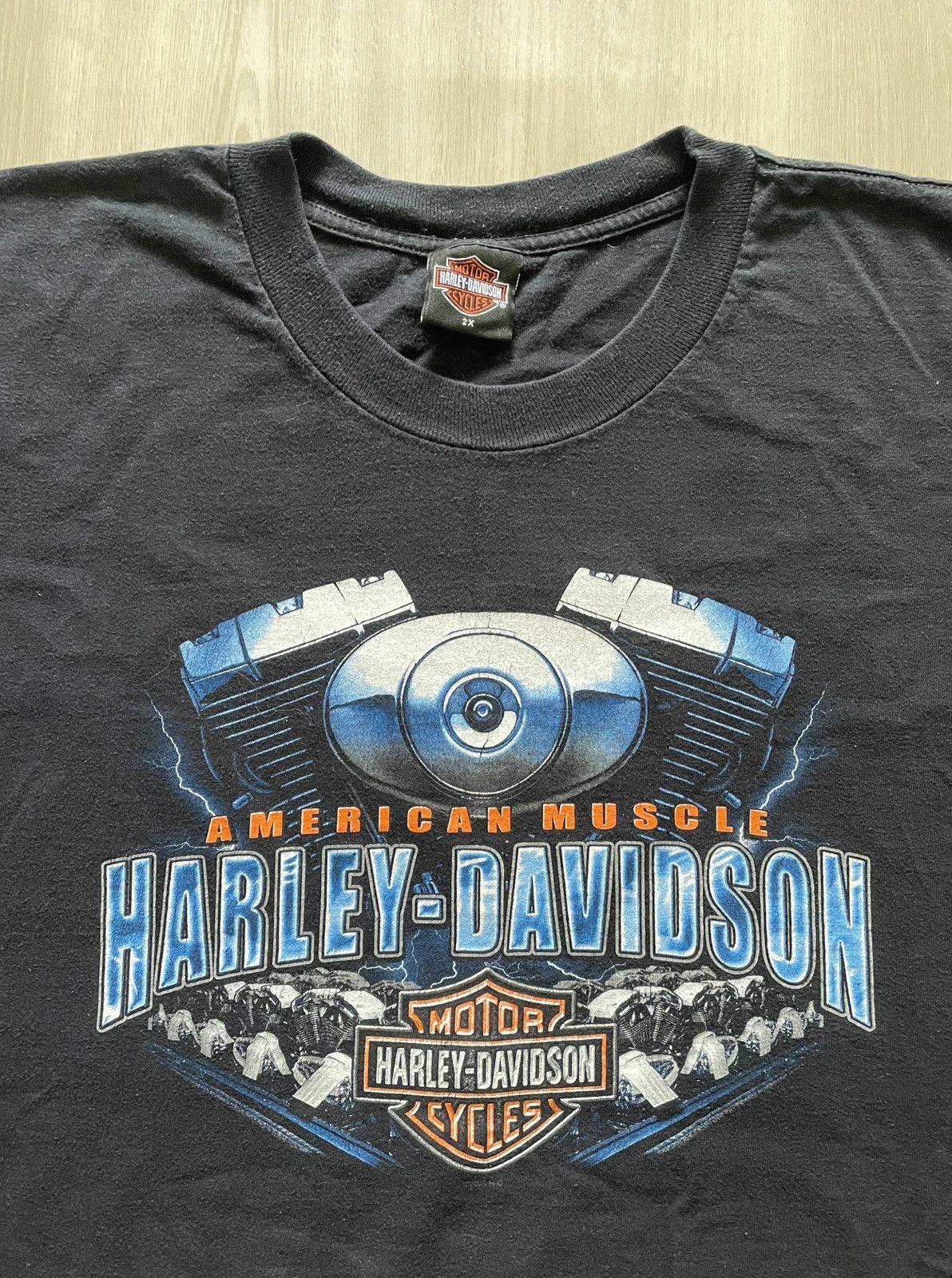 Harley Davidson Vintage Y2K Harley Davidson Corpus Christi Texas Sz 2XL Size US XXL / EU 58 / 5 - 1 Thumbnail
