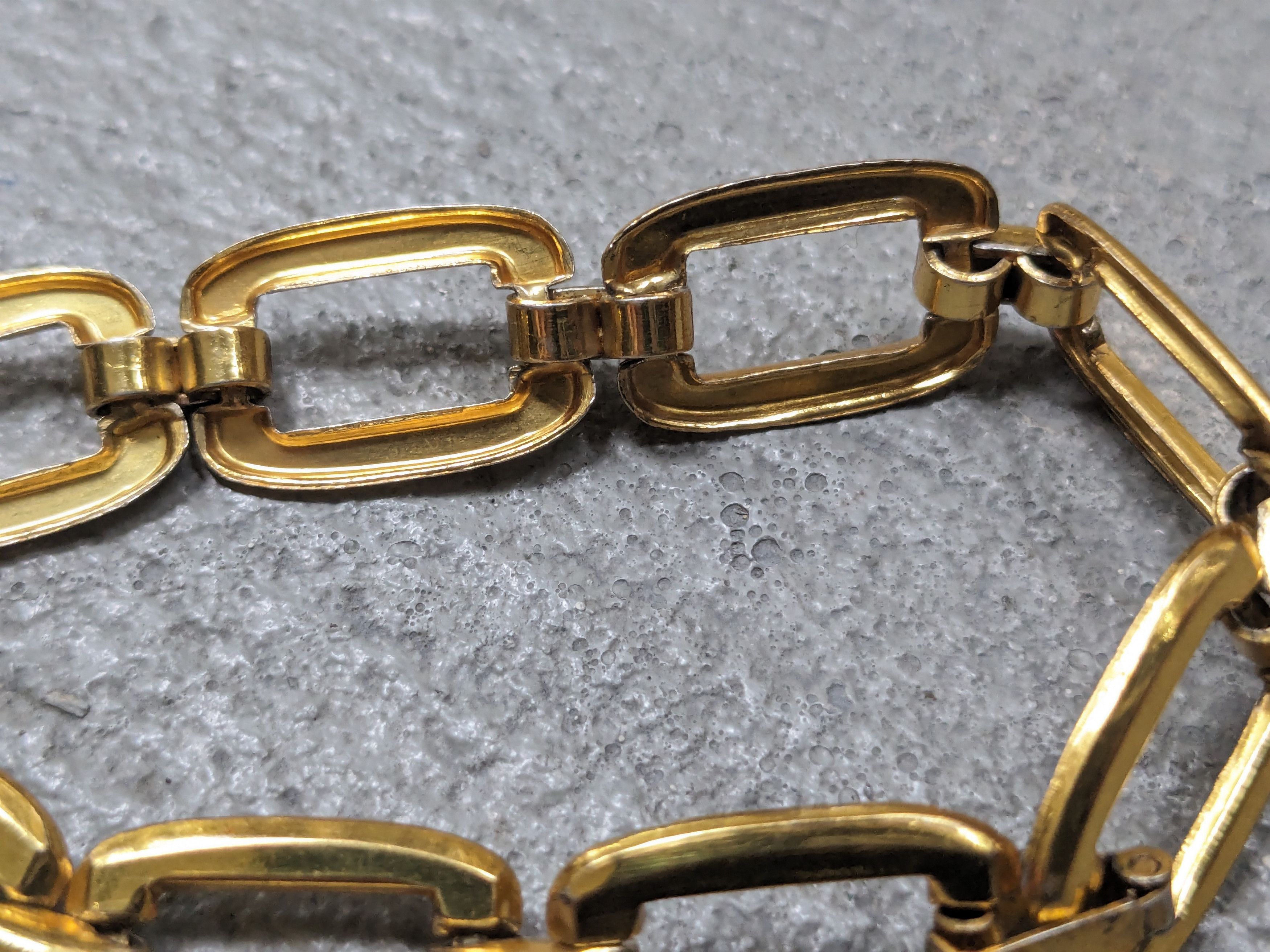 Jewelry × Vintage Vintage Sterling Silver Bracelet Gold Plated 7.25" Size ONE SIZE - 10 Thumbnail