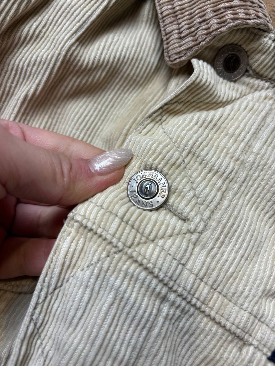 Japanese Brand Vintage Y2K John Baner Velvet Fadede Active Style Jackets Size US L / EU 52-54 / 3 - 6 Thumbnail