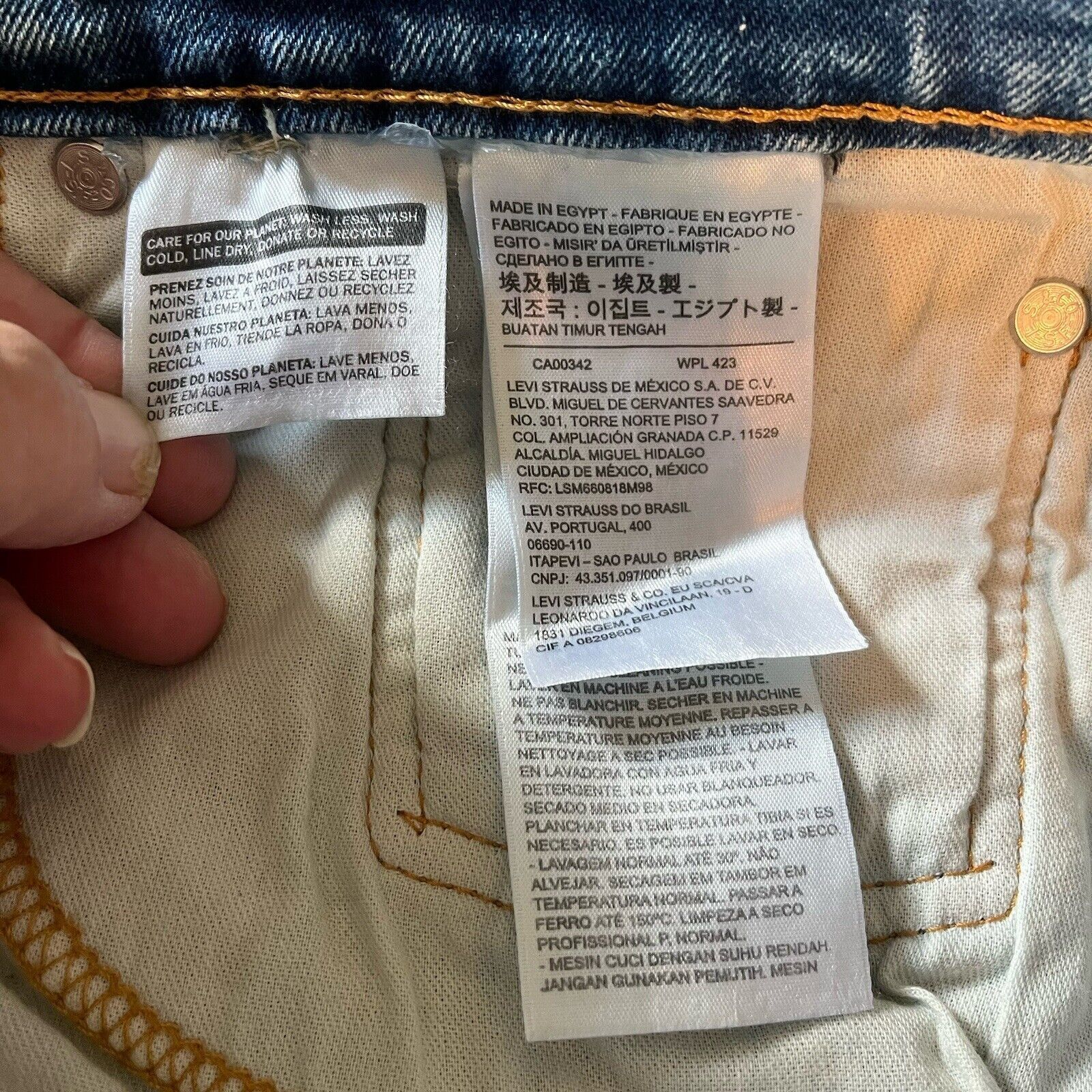 Levi's NWT Levis 550 Jeans Big & Tall Relaxed Fit 44 X 30 Size US 44 / EU 60 - 6 Thumbnail