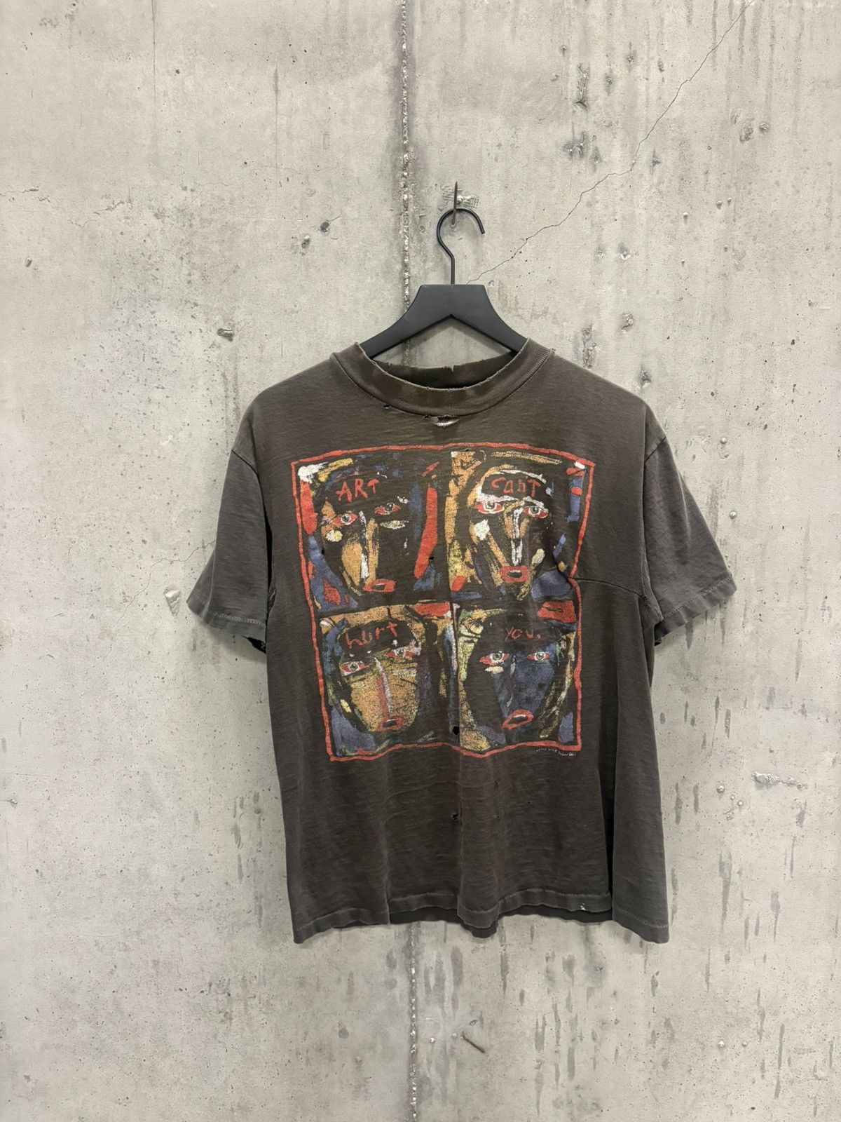 Vintage Vintage Art Cant Hurt You Shirt Faded Distressed Thrashed Size US L / EU 52-54 / 3 - 2 Thumbnail