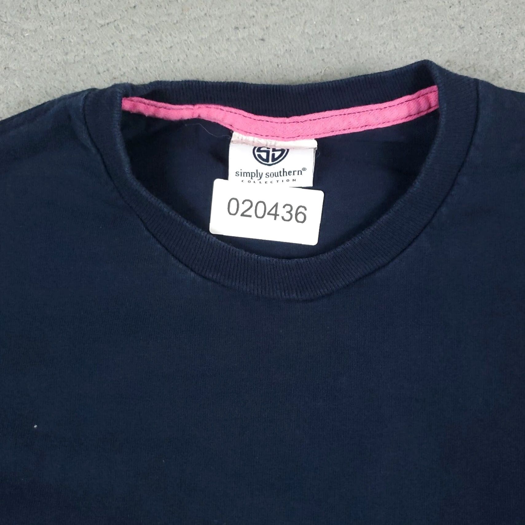 Vintage Simply Southern T-Shirt Womens Small Navy Blue Long Sleeve Casual Crew Neck Size S / US 4 / IT 40 - 3 Thumbnail
